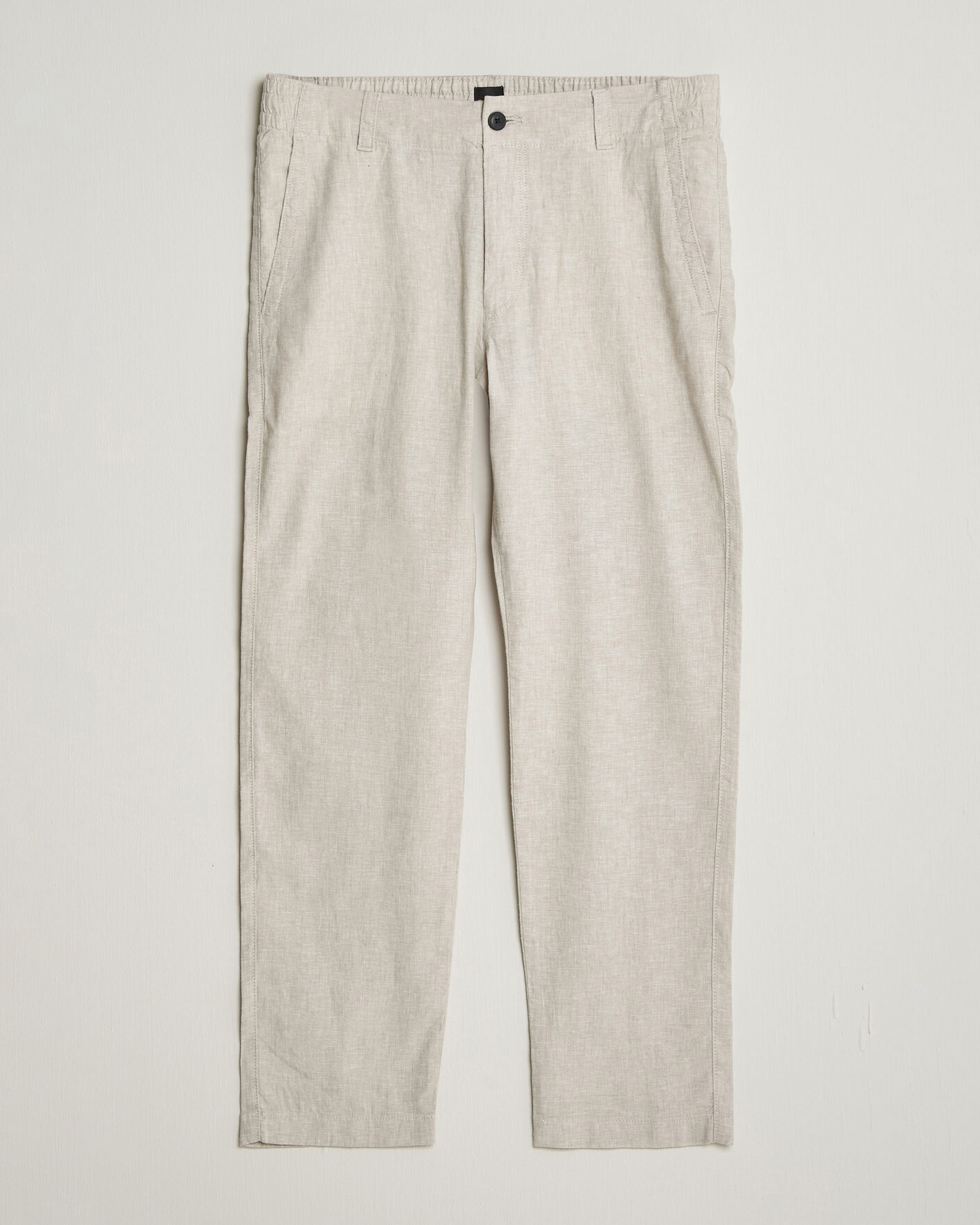 Homme | Pantalons | BOSS ORANGE | Sanderson Linen Pants Open Grey