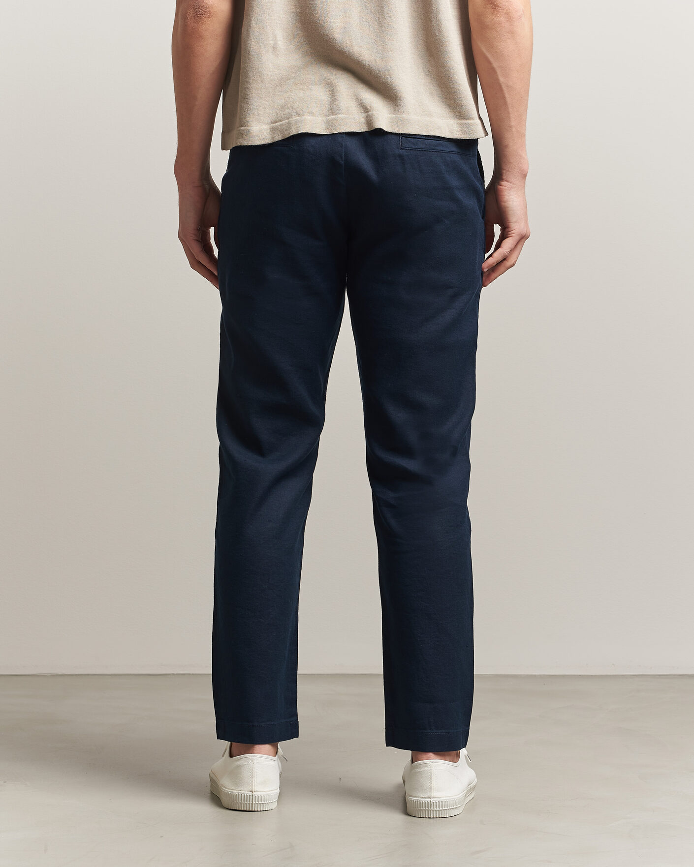Homme | Pantalons | BOSS ORANGE | Sanderson Linen Pants Dark Blue