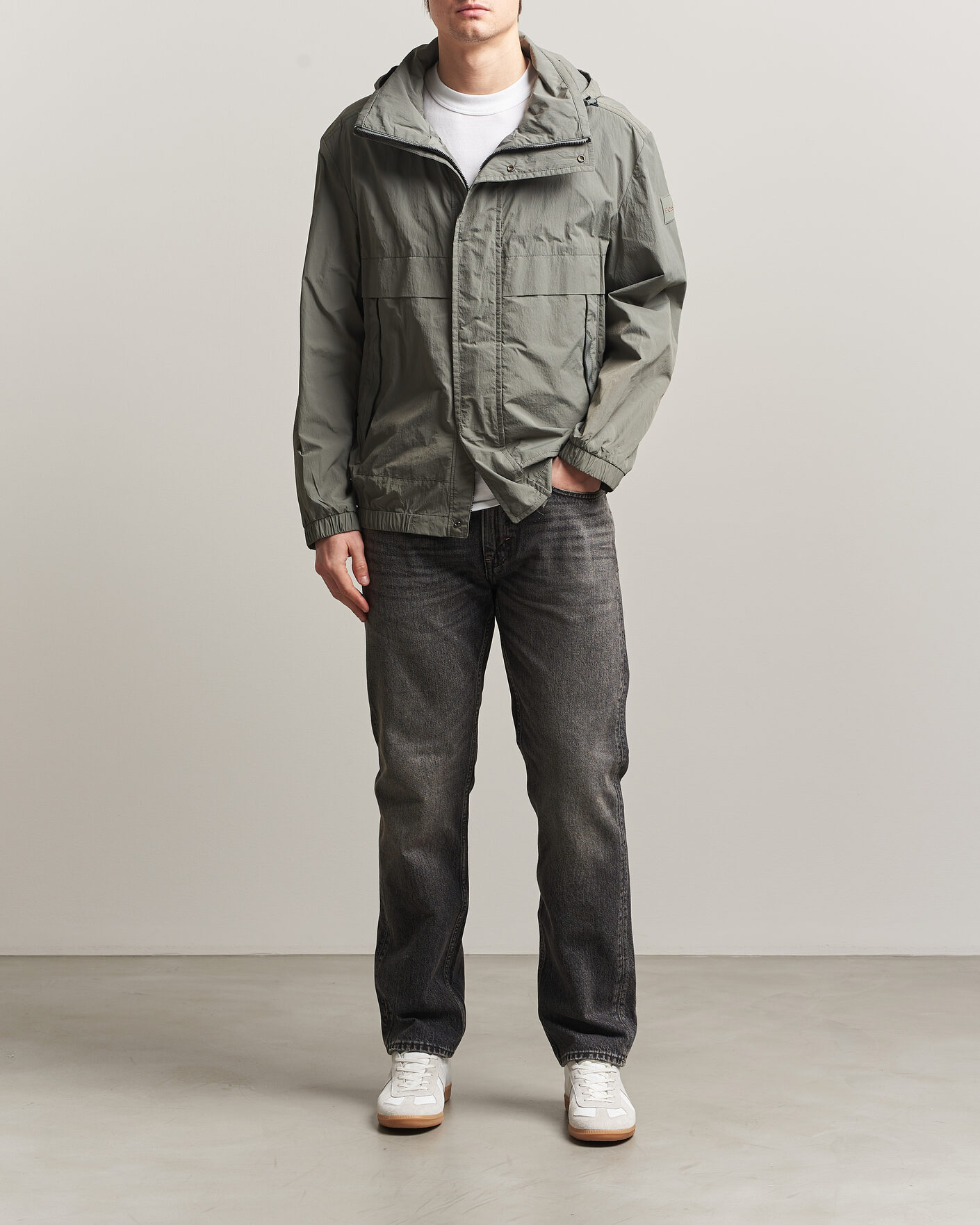 Homme | Manteaux Et Vestes | BOSS ORANGE | Oberle Hooded Jacket Green