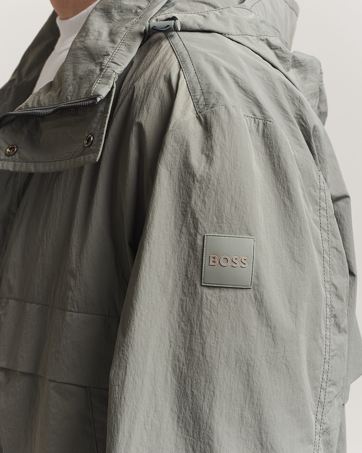 Homme | Manteaux Et Vestes | BOSS ORANGE | Oberle Hooded Jacket Green