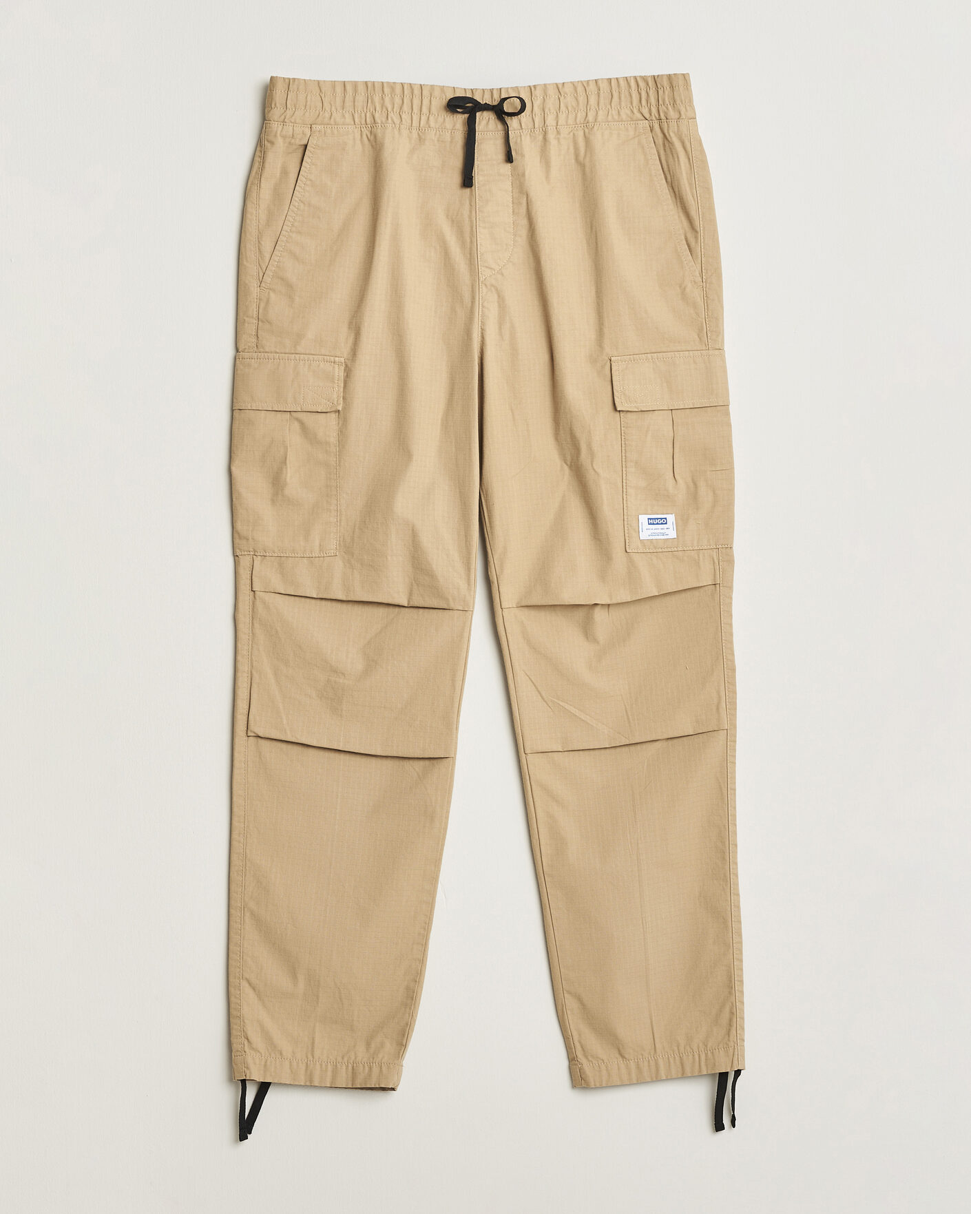 Homme | Pantalons | HUGO | Gadic Cargo Drawstring Pants Medium Beige