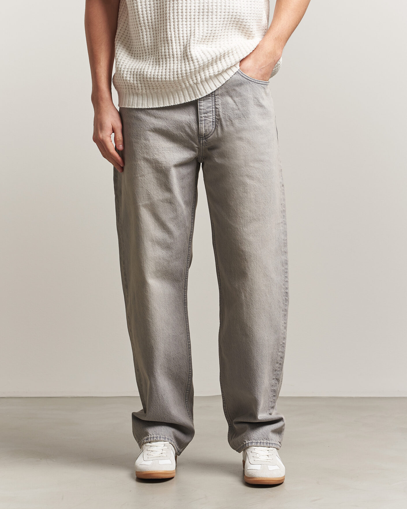 Homme | Jeans | HUGO | Nate Baggy Fit Jeans Medium Grey