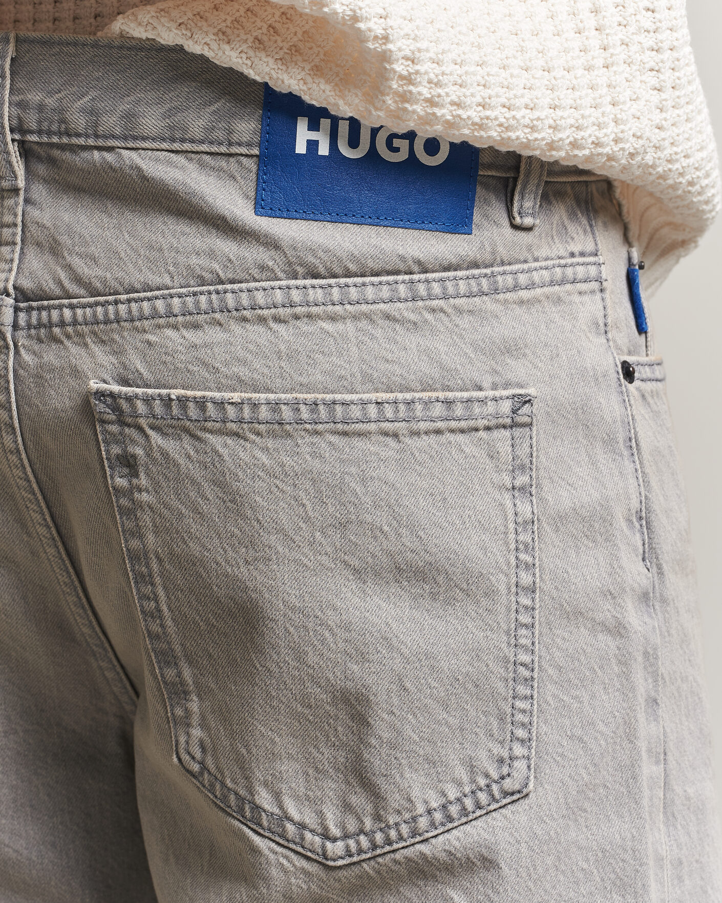 Homme | Chemises | HUGO | Nate Baggy Fit Jeans Medium Grey