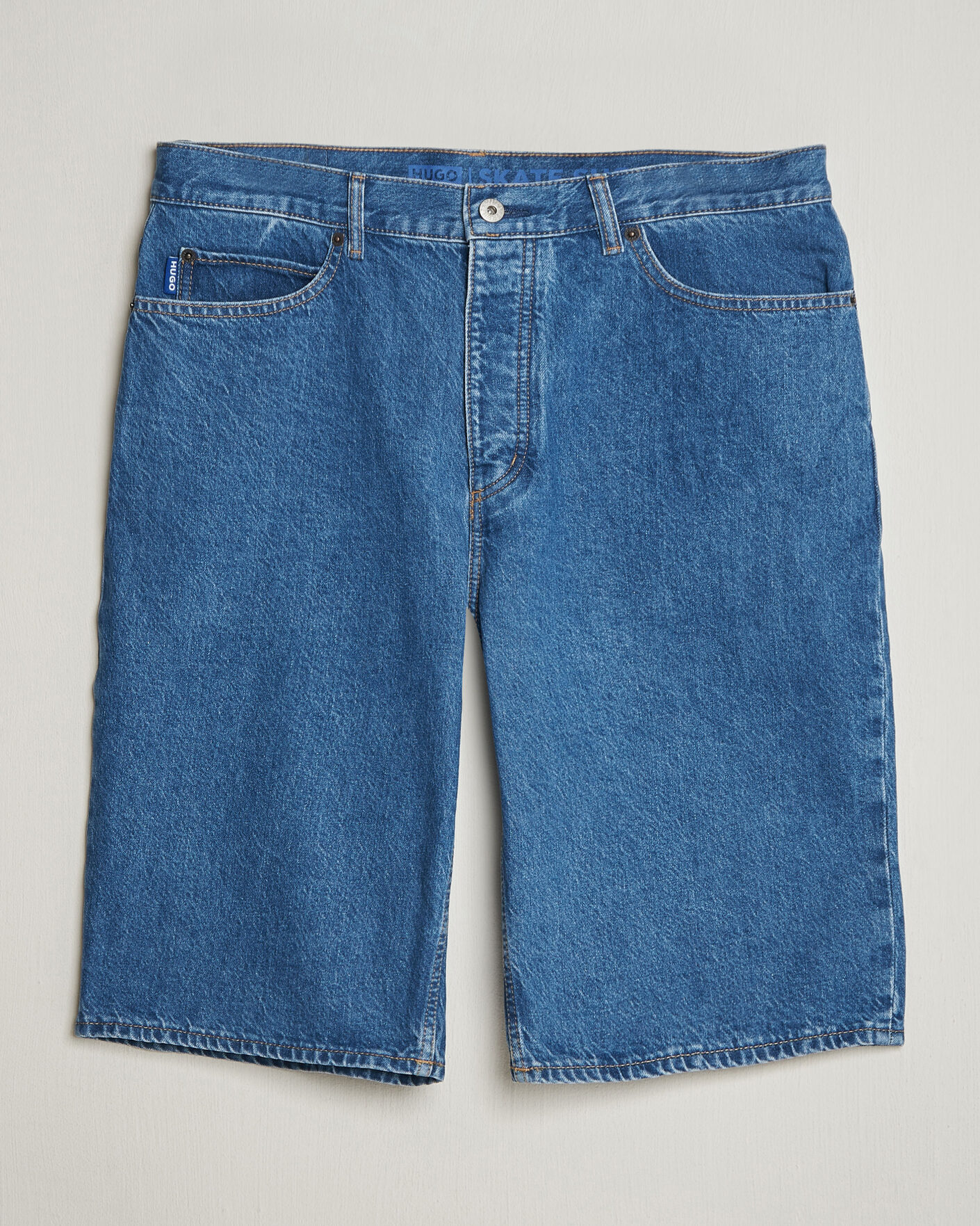 Homme | Shorts | HUGO | Skate Denim Shorts Medium Blue