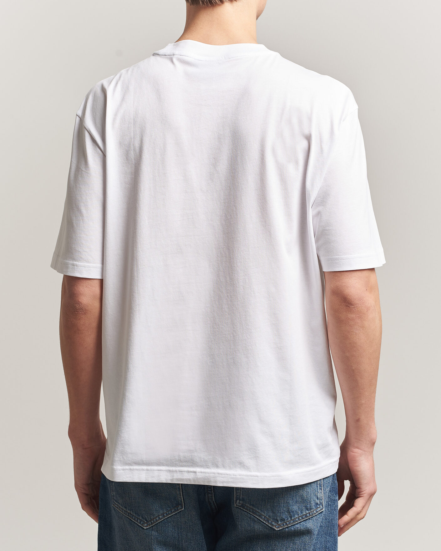 Homme | T-shirts | HUGO | Norizom Printed Crew Neck T-Shirt White