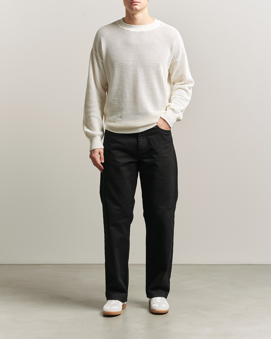 Homme | Pulls Et Tricots | HUGO | Sanjou Knitted Sweater Open White