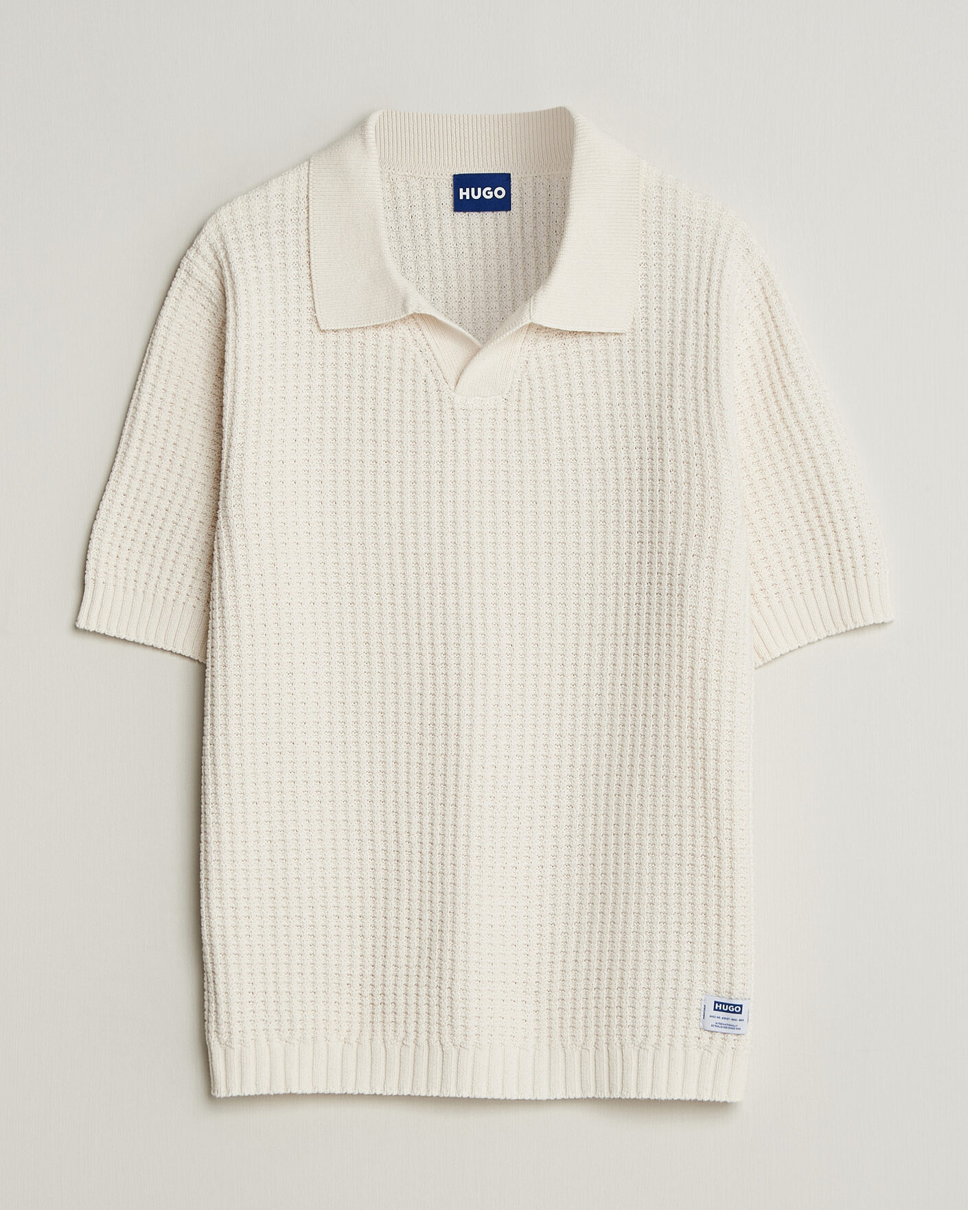 Homme | Polos | HUGO | Spero Knitted Polo Open White