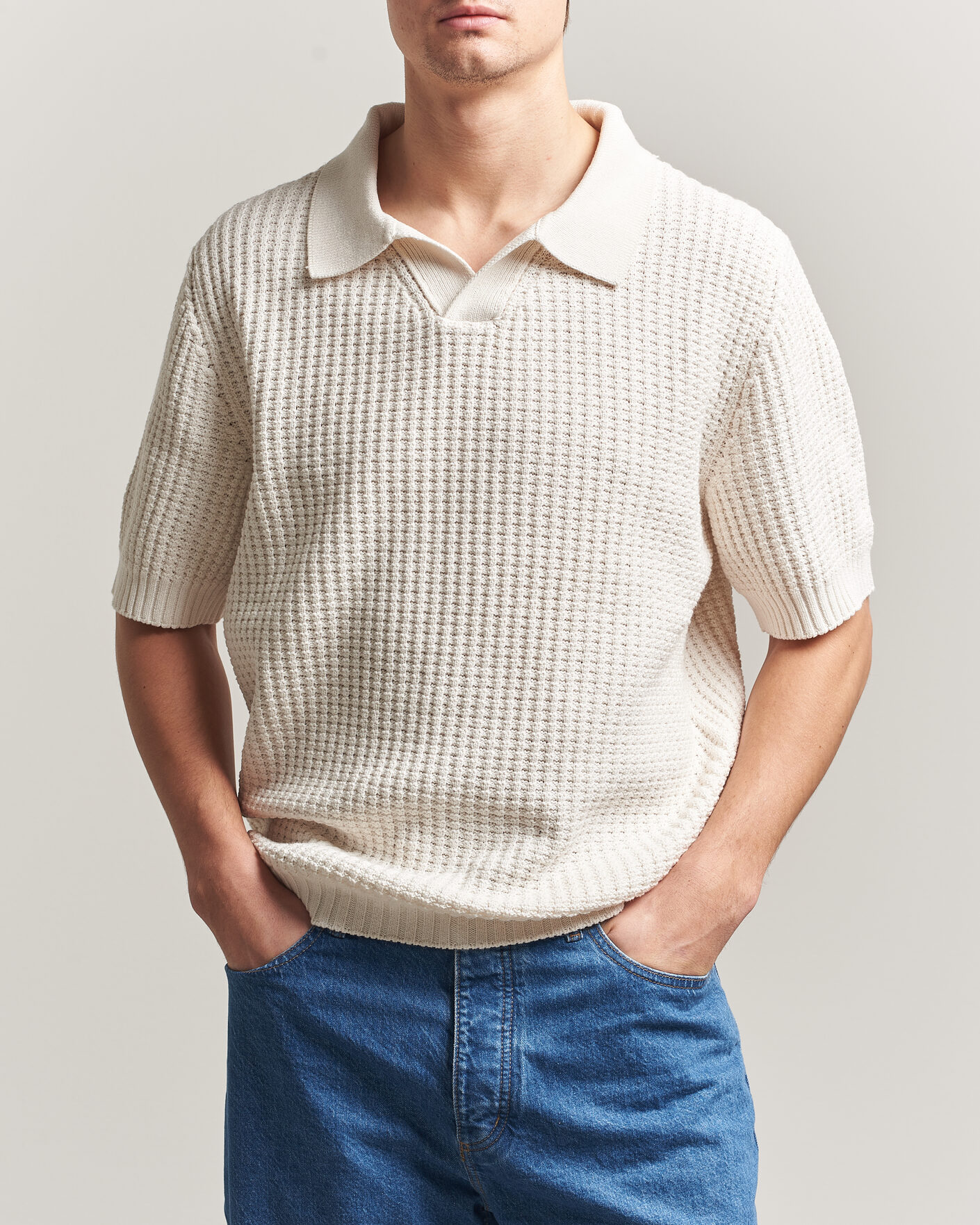 Homme | Polos | HUGO | Spero Knitted Polo Open White
