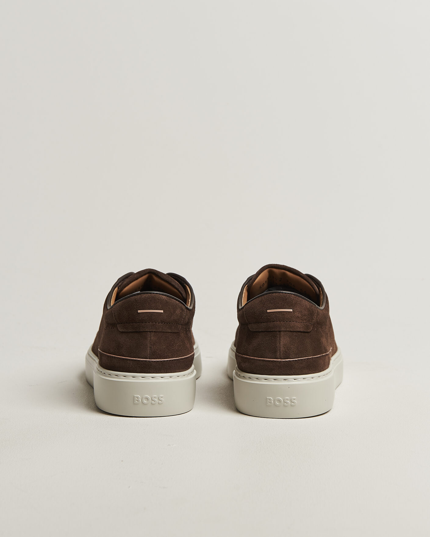 Homme | Baskets | BOSS CAMEL | Gary Suede Sneaker Dark Brown