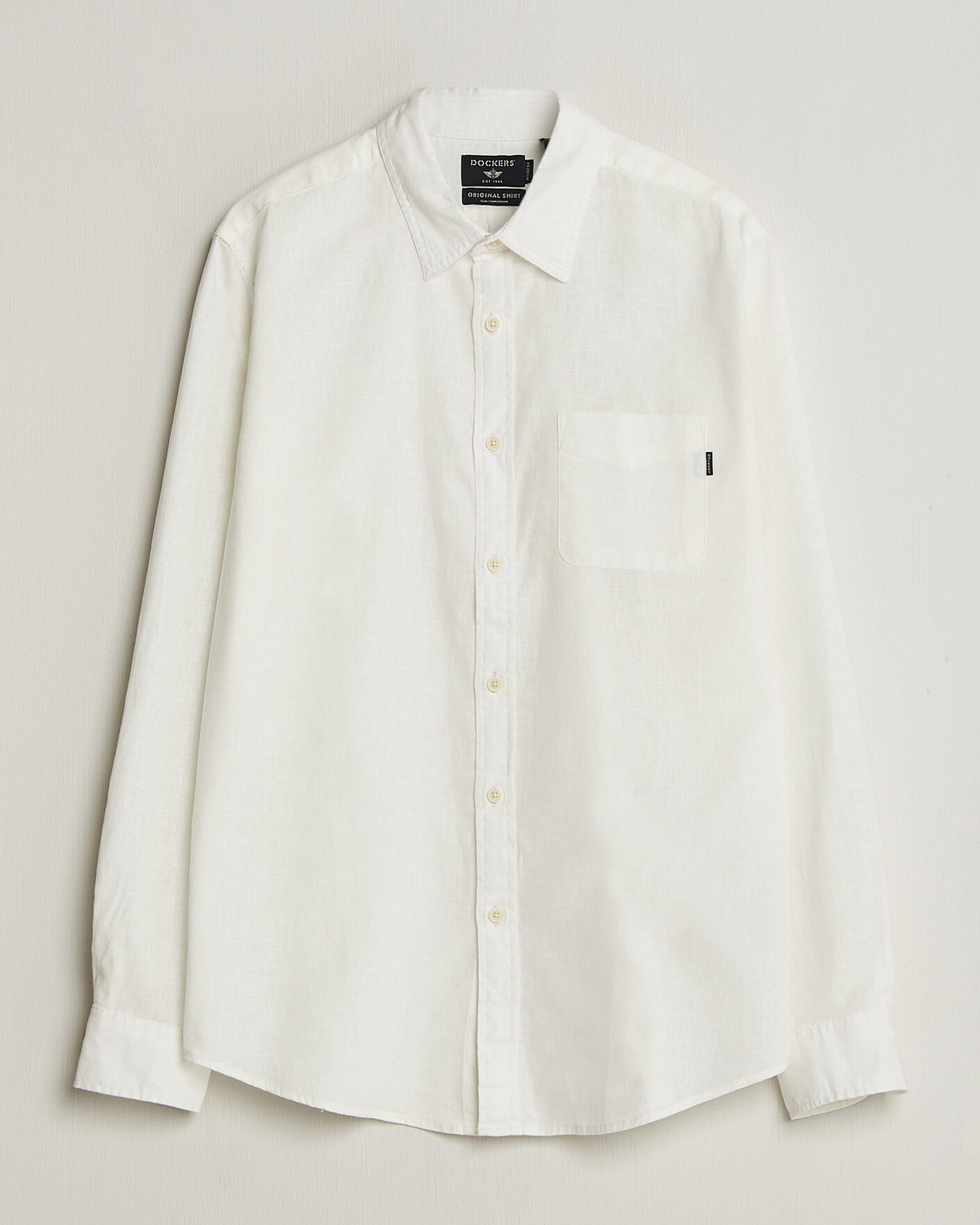 Homme | Chemises | Dockers | Slim Linen/Cotton Shirt Undyed