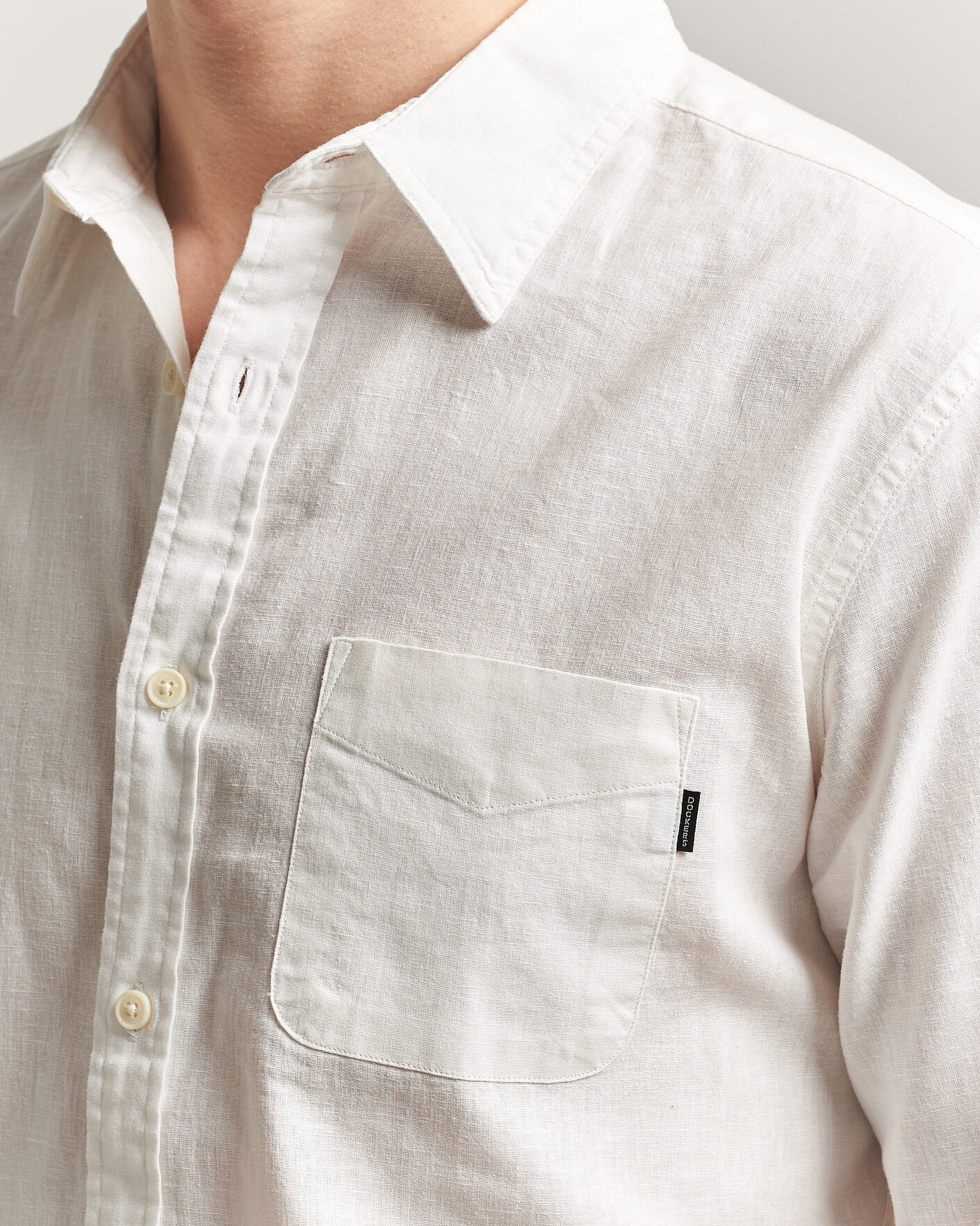 Homme | Chemises | Dockers | Slim Linen/Cotton Shirt Undyed