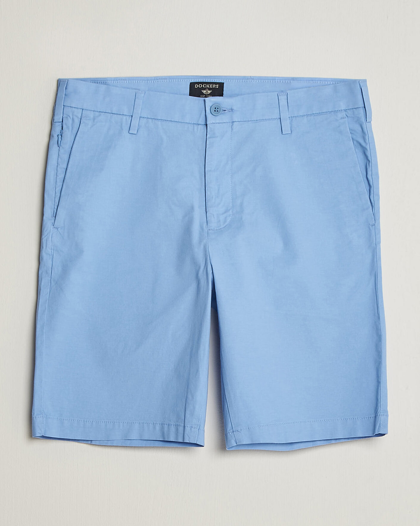 Homme | Shorts | Dockers | Slim Cotton/Linen Shorts Vista Blue