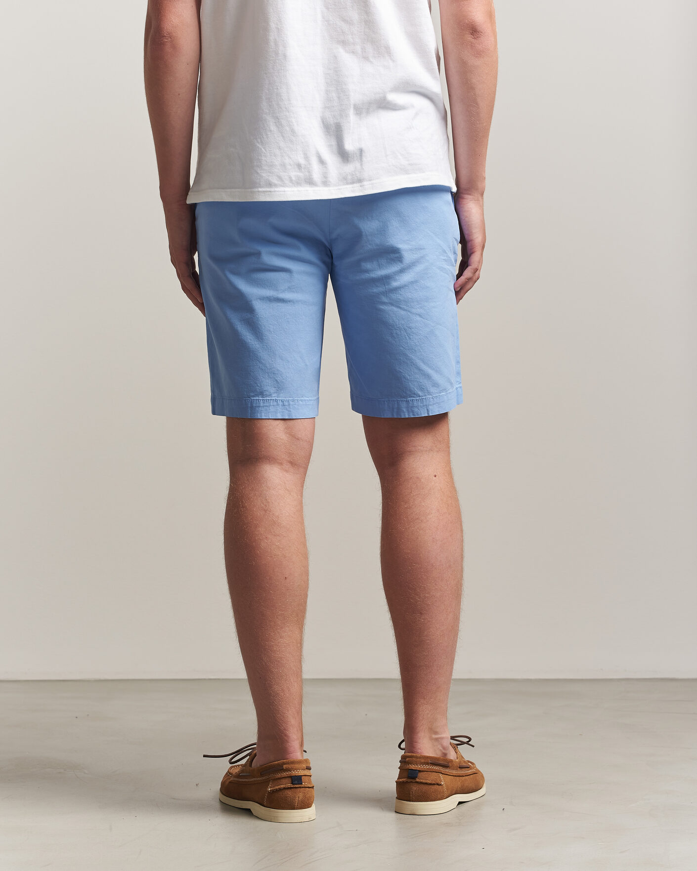 Homme | Shorts | Dockers | Slim Cotton/Linen Shorts Vista Blue