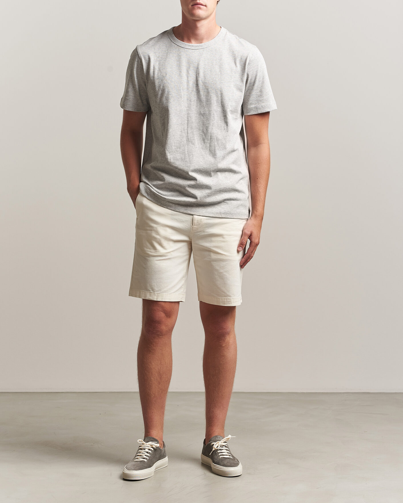 Homme | Shorts | Dockers | Slim Cotton/Linen Shorts Buttercream
