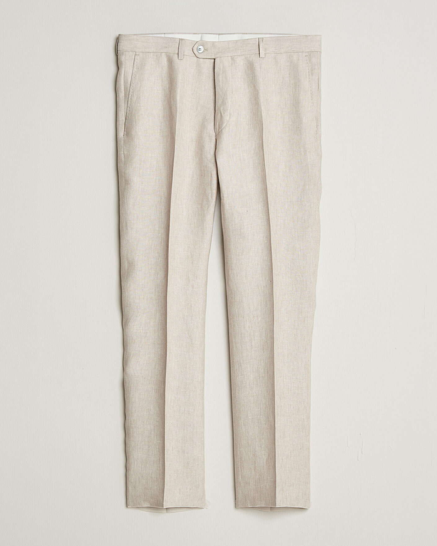 Homme | Pantalons | Oscar Jacobson | Dandy Linen Trousers Off White