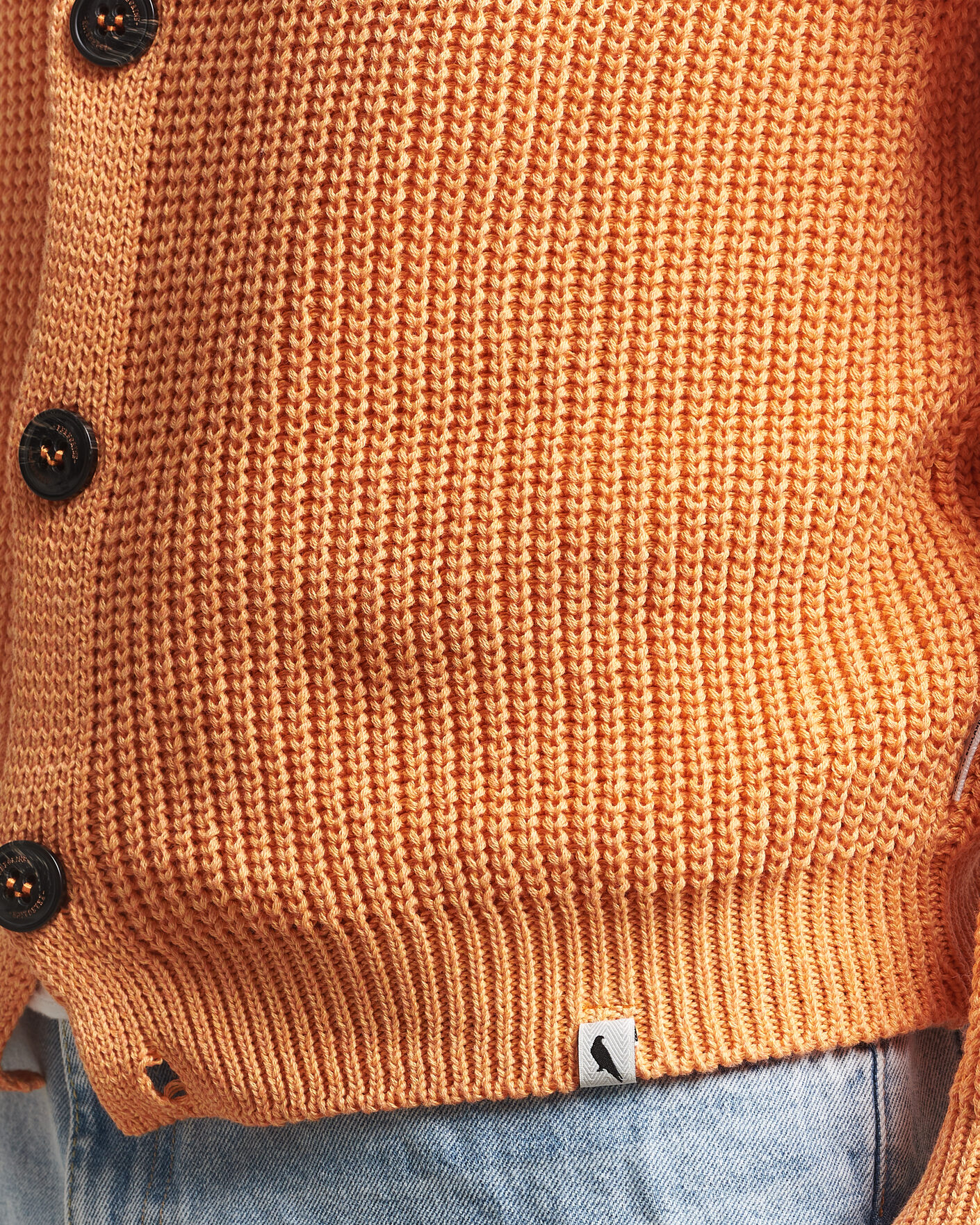 Homme | Pulls Et Tricots | Peregrine | River Cotton Cardigan Apricot