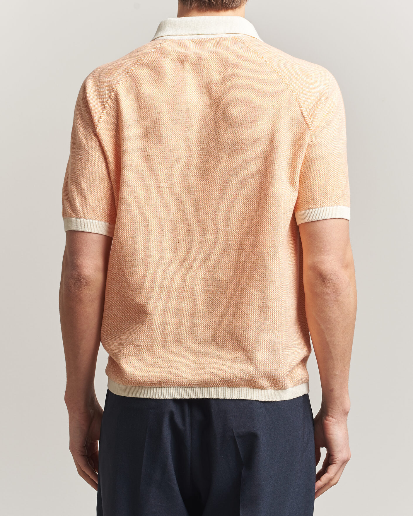 Homme | Polos | Peregrine | Lynton Cotton Polo Apricot