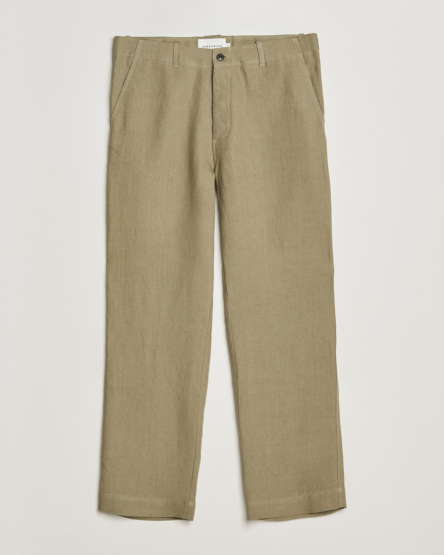Homme | Pantalons | Peregrine | Windsor Linen Trousers Sage