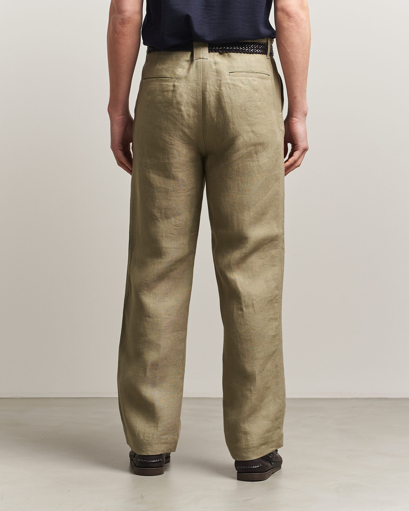 Homme | Pantalons | Peregrine | Windsor Linen Trousers Sage