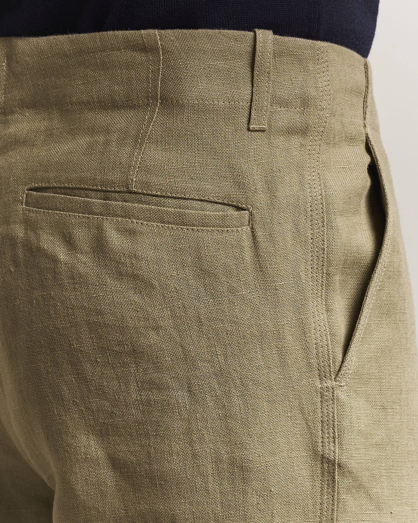 Homme | Pantalons | Peregrine | Windsor Linen Trousers Sage