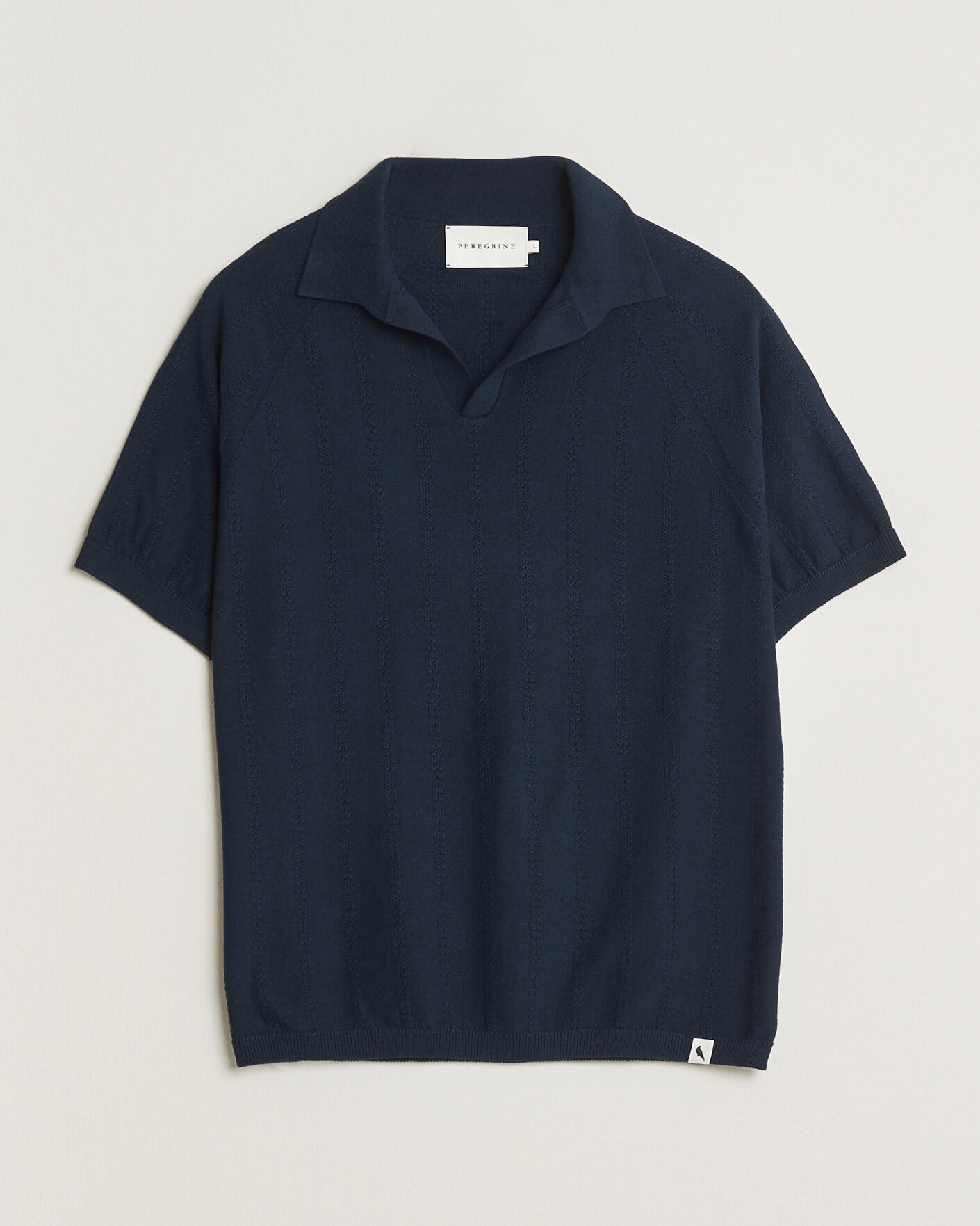 Homme | Polos | Peregrine | Alma Cotton Structure Polo Navy