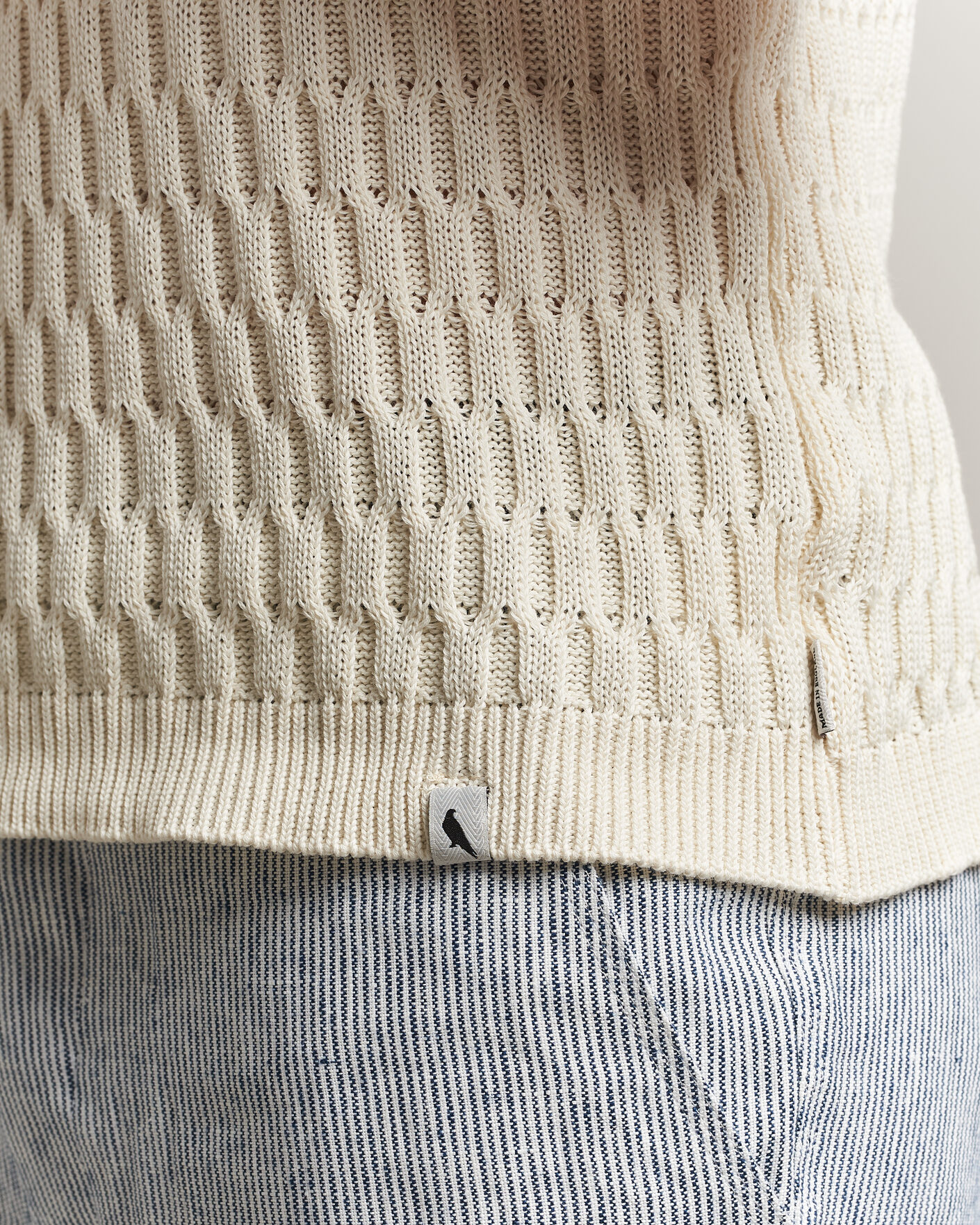 Homme | Polos | Peregrine | Cove Knitted Cotton Polo Shirt White
