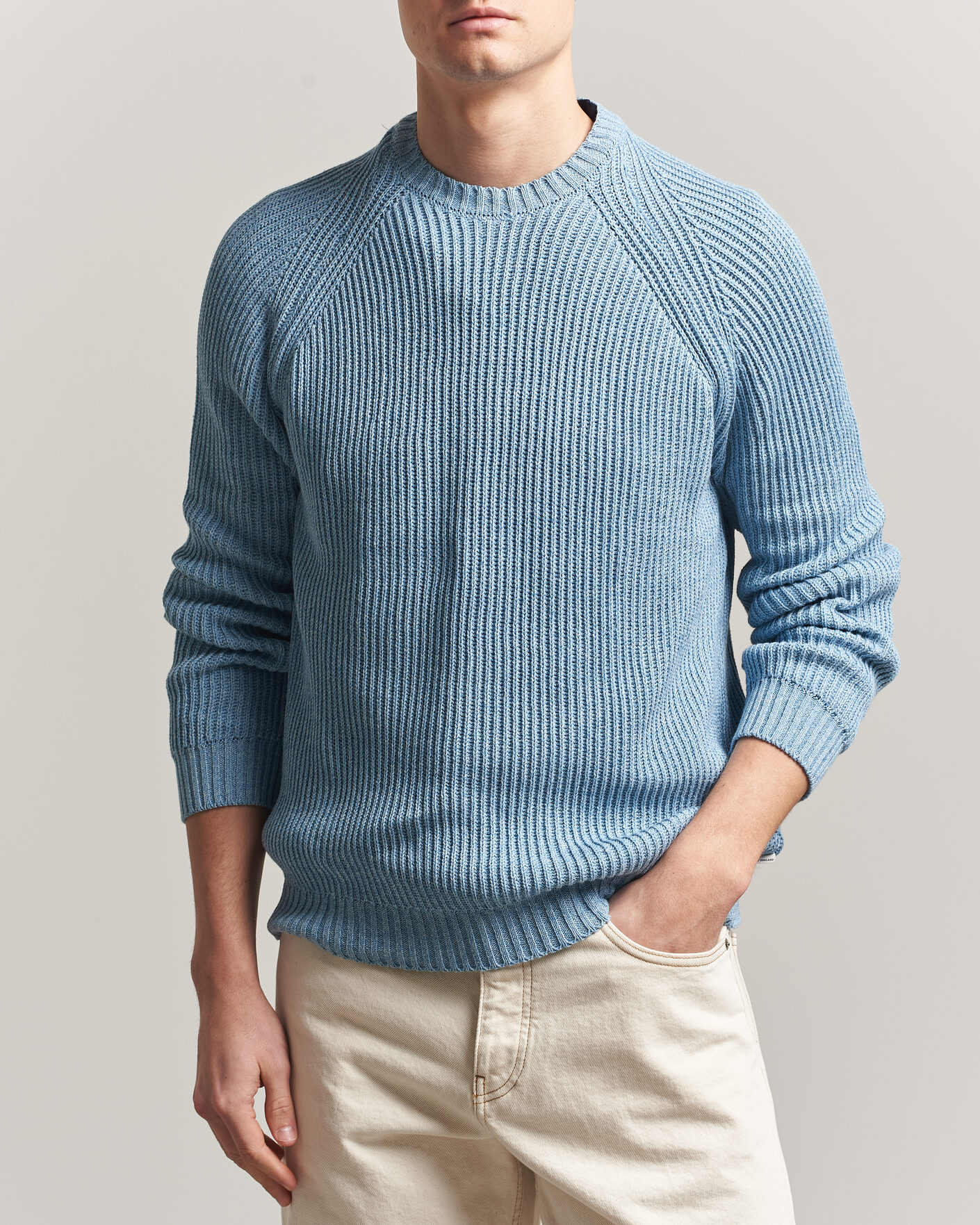 Homme | Pulls Et Tricots | Peregrine | Harry Organic Cotton Sweater Ocean