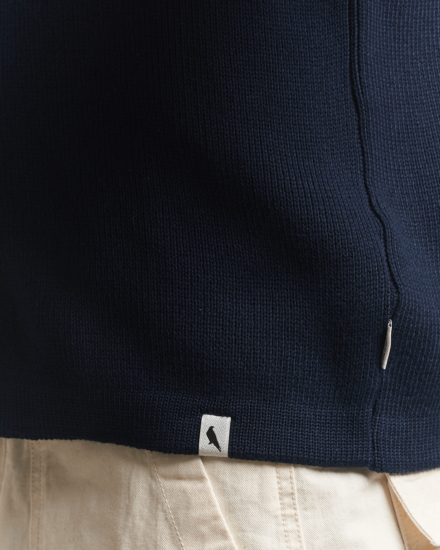 Homme | Pulls Et Tricots | Peregrine | River Knitted Cotton Schacket Navy