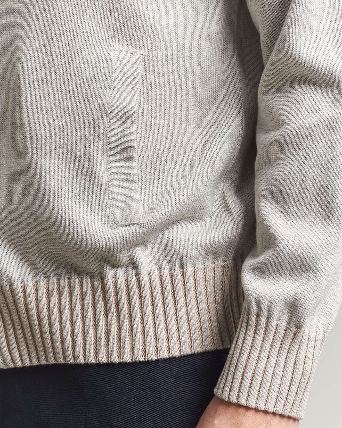Homme | Pulls Et Tricots | Morgano | Cotton/Cashmere Knitted Cardigan Light Grey
