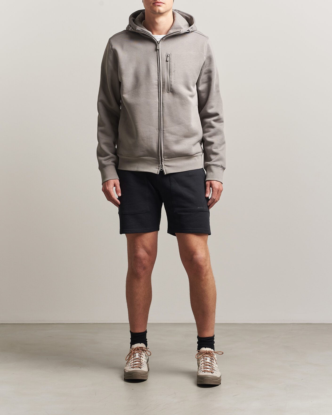 Homme | Pulls Et Tricots | Sail Racing | Bowman Monochrome Full Zip Hoodie Oyster