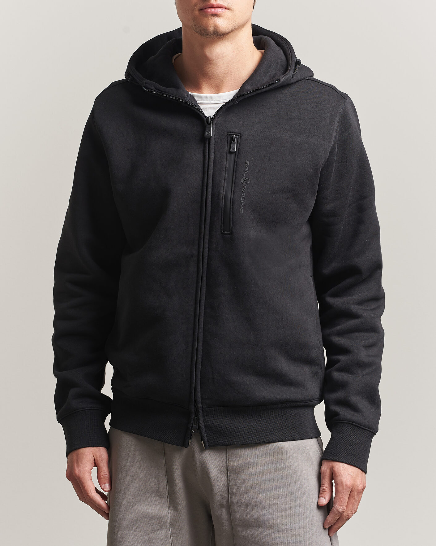 Homme | Pulls Et Tricots | Sail Racing | Bowman Monochrome Full Zip Hoodie Carbon
