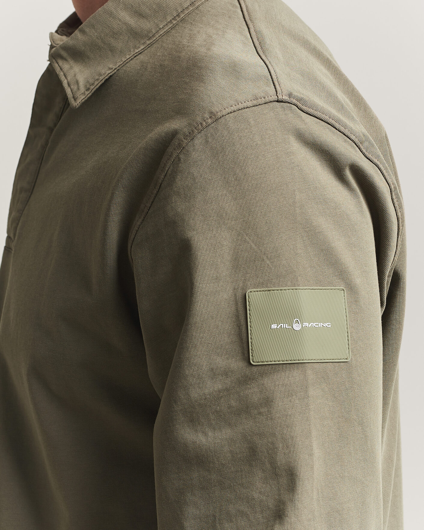 Homme | Pulls Et Tricots | Sail Racing | Wind Pigment Dyed Rugger Mud Green