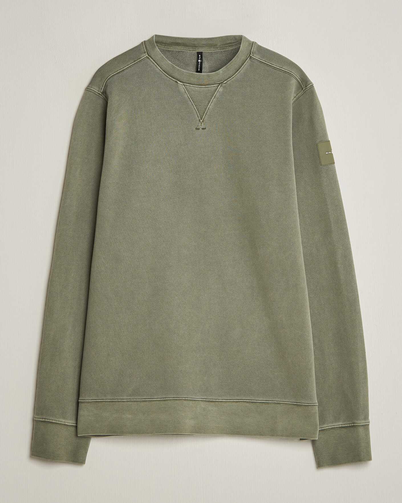 Homme | Pulls Et Tricots | Sail Racing | Wind Pigment Dyed Sweatshirt Mud Green