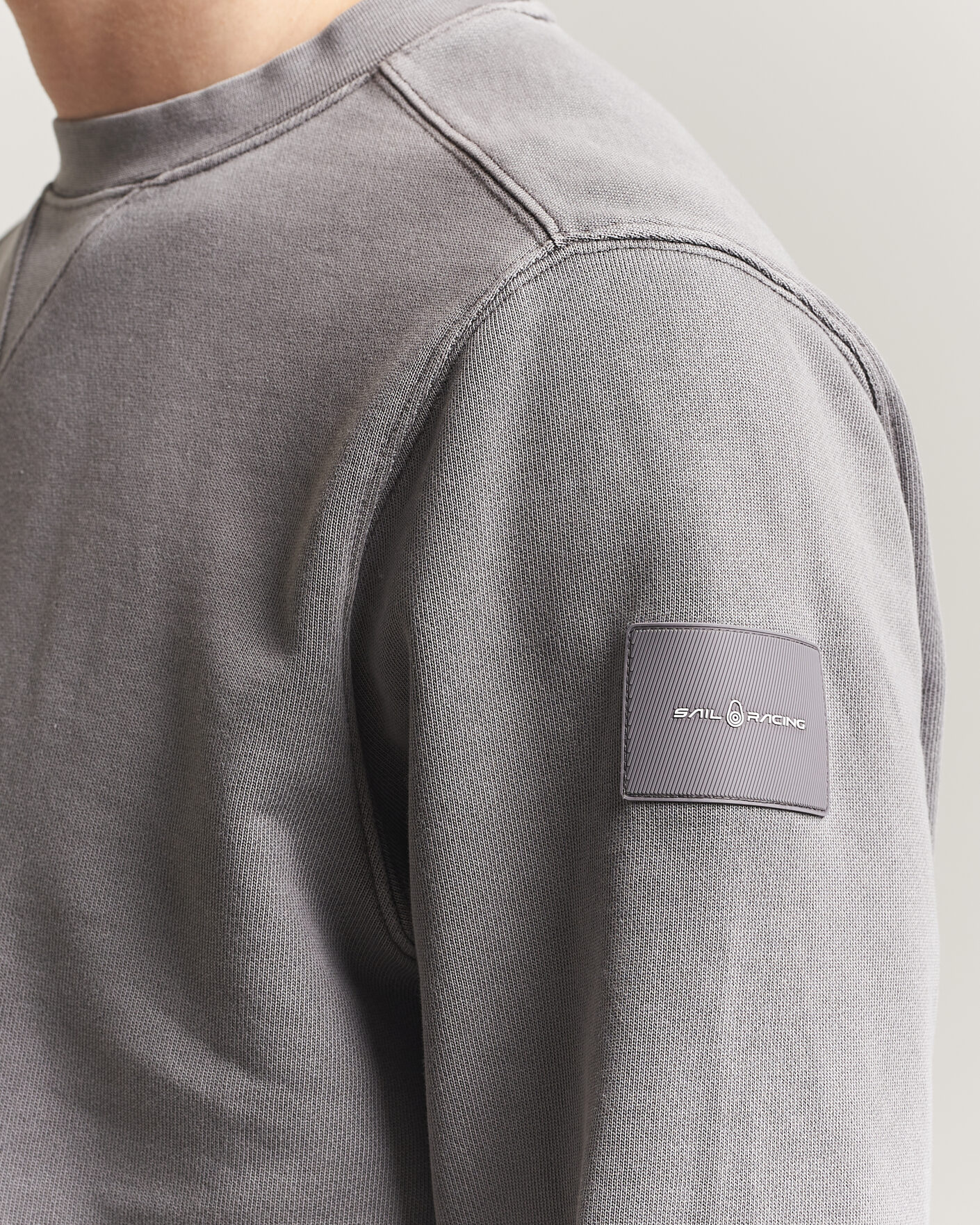 Homme | Pulls Et Tricots | Sail Racing | Wind Pigment Dyed Sweatshirt Frost Grey