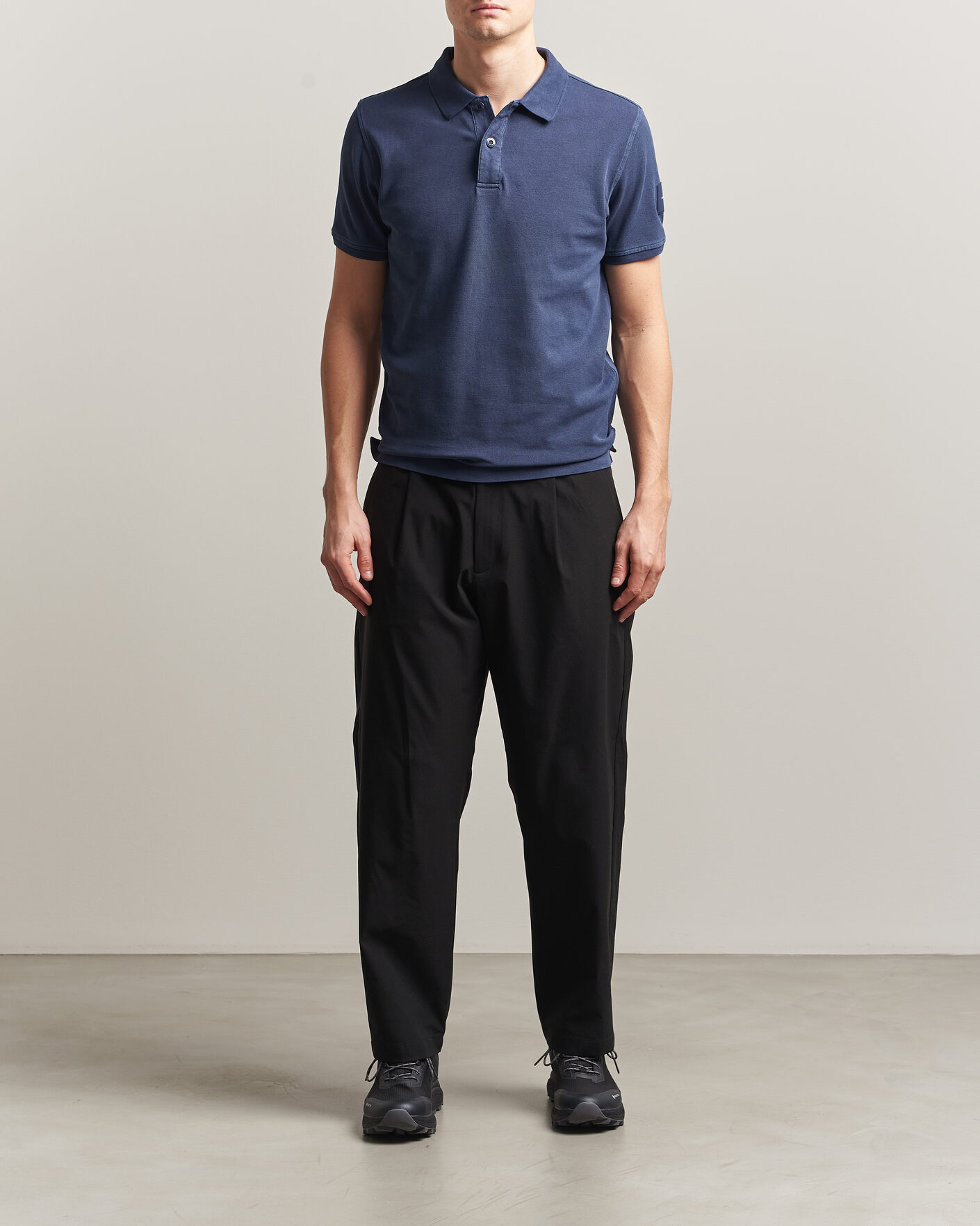 Homme | Polos | Sail Racing | Wind Pigment Dyed Polo Dark Navy