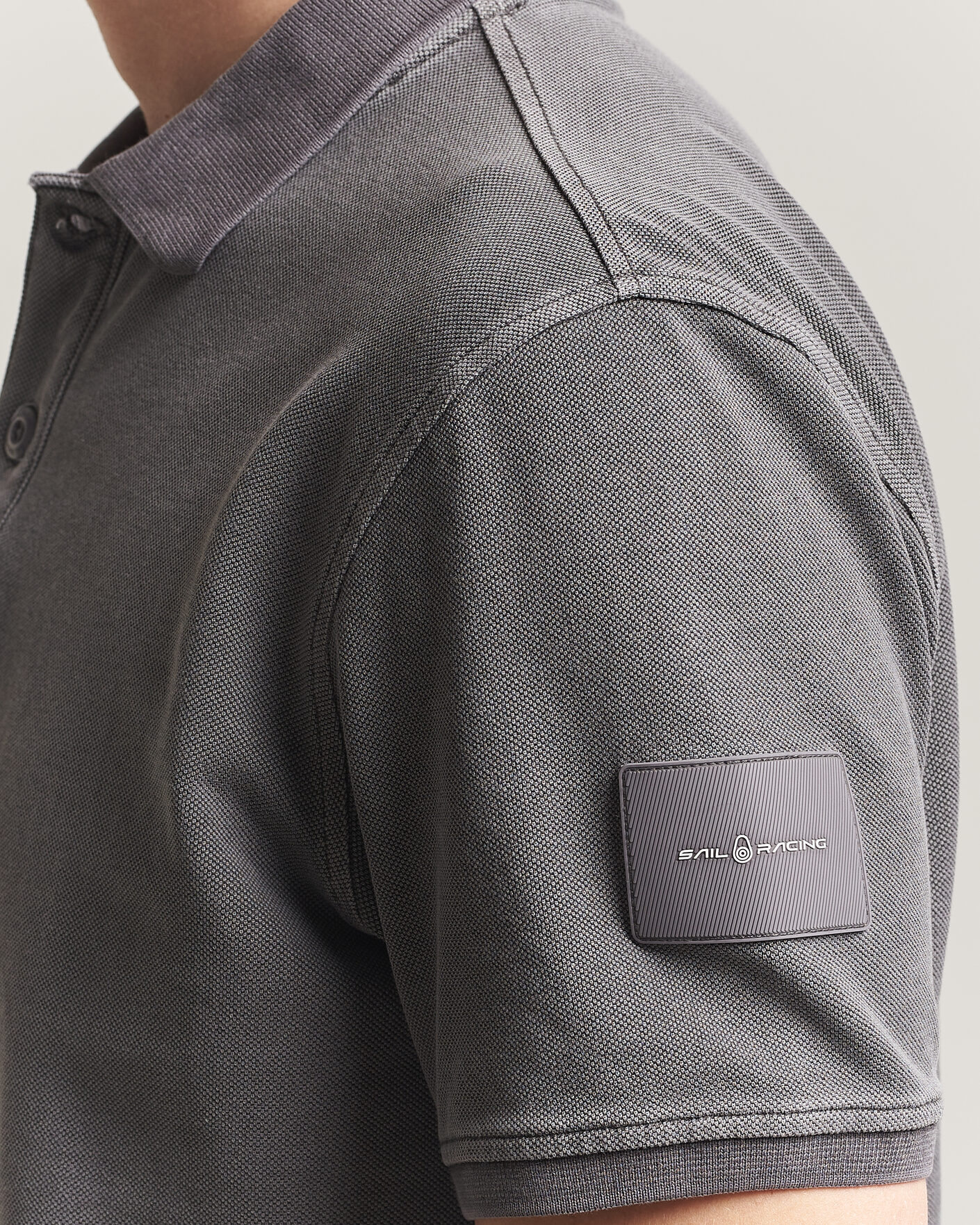 Homme | Polos | Sail Racing | Wind Pigment Dyed Polo Frost Grey
