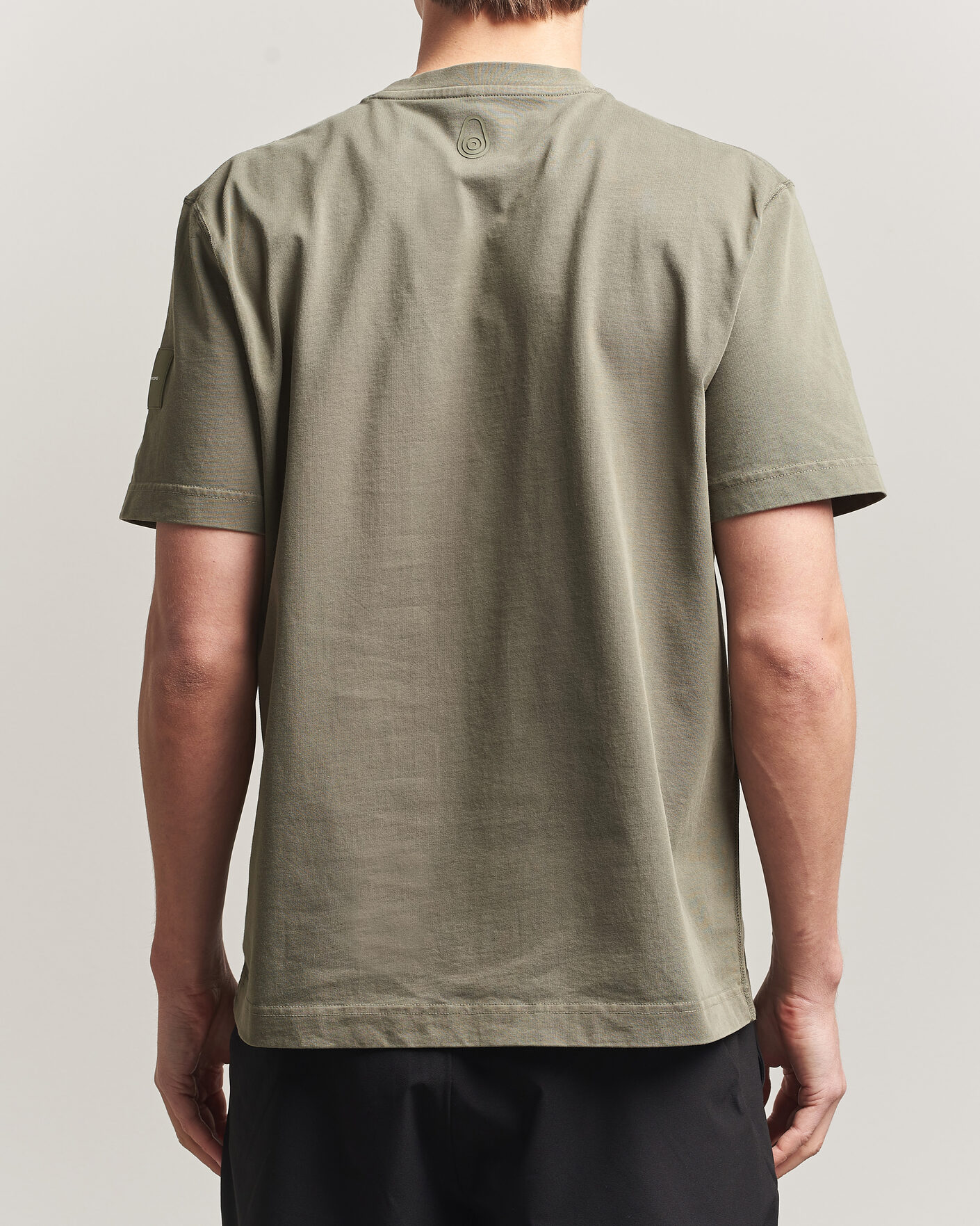 Homme | T-shirts | Sail Racing | Wind Pigment Dyed T-Shirt Mud Green
