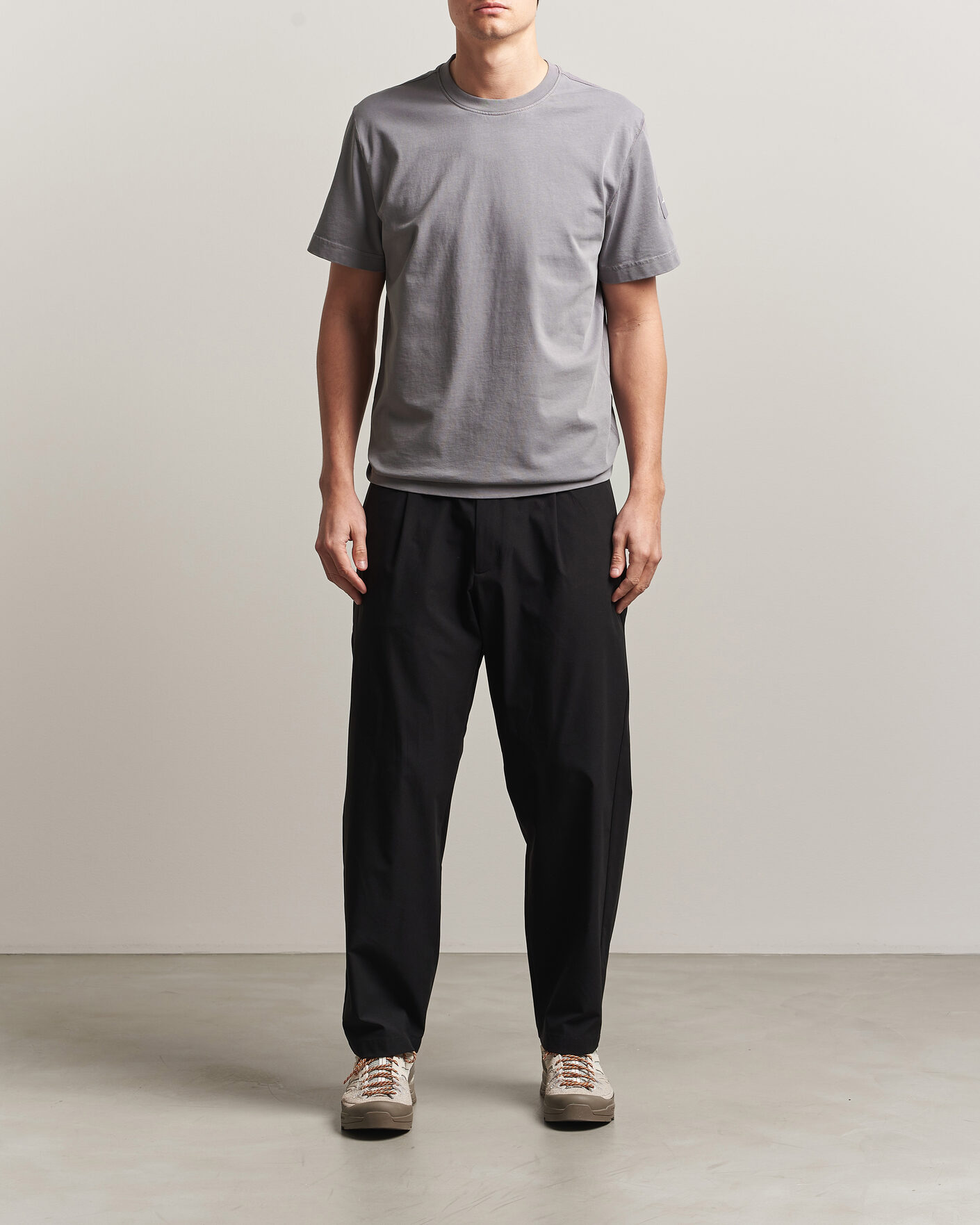 Homme | T-shirts | Sail Racing | Wind Pigment Dyed T-Shirt Frost Grey