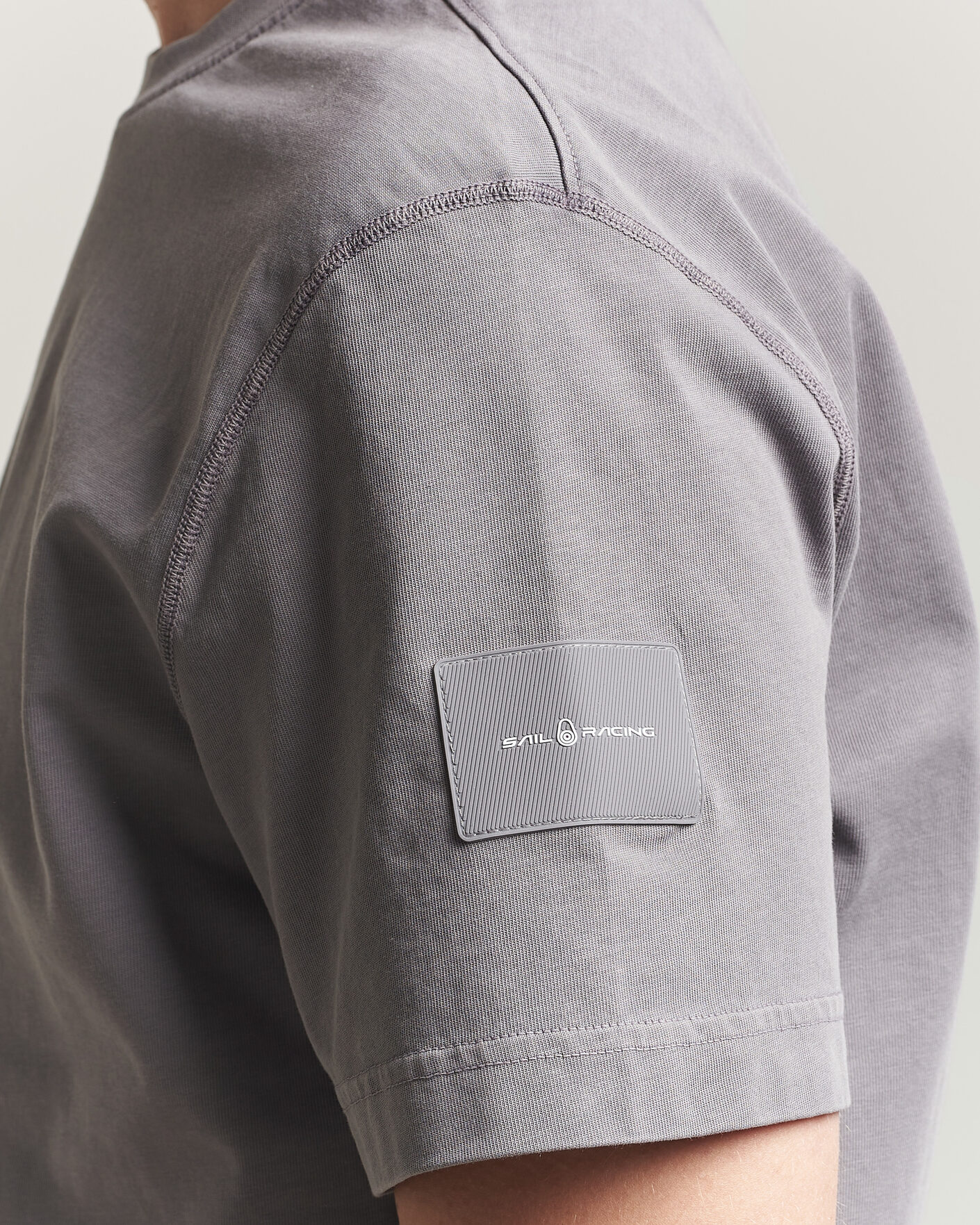 Homme | T-shirts | Sail Racing | Wind Pigment Dyed T-Shirt Frost Grey
