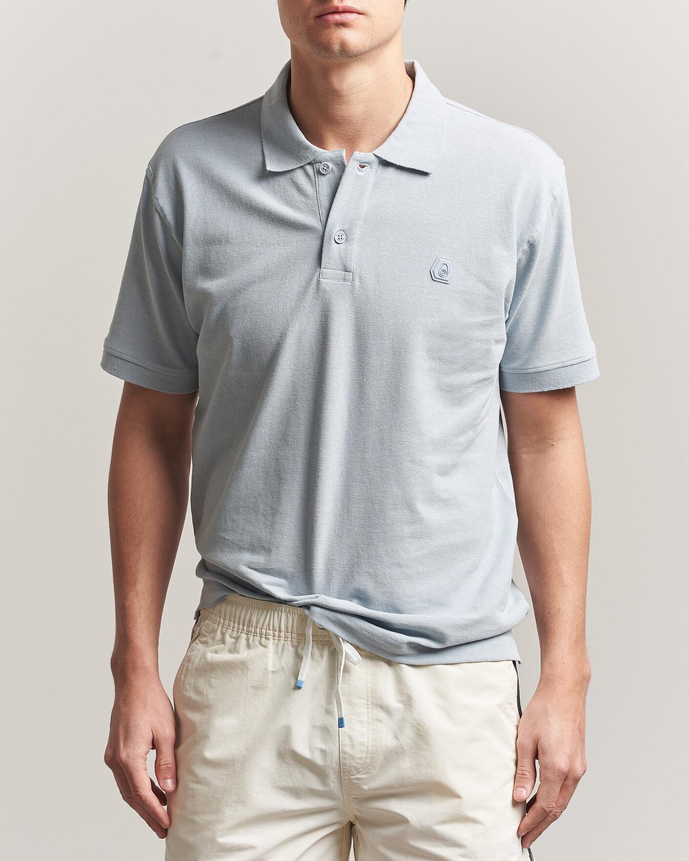 Homme | Polos | Sail Racing | Tornado Cotton/Linen Pique Polo Ice Melt
