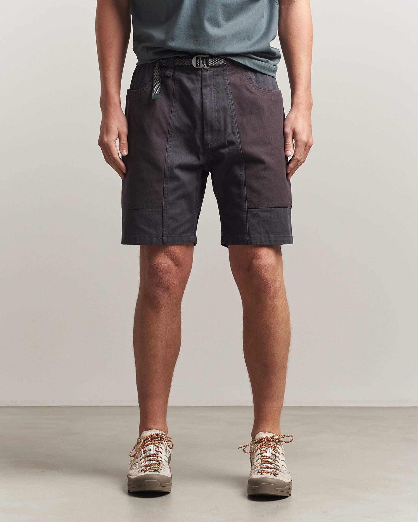 Homme | Shorts | Sail Racing | Breeze Blocked Cotton Twill Shorts Dark Steel Blue