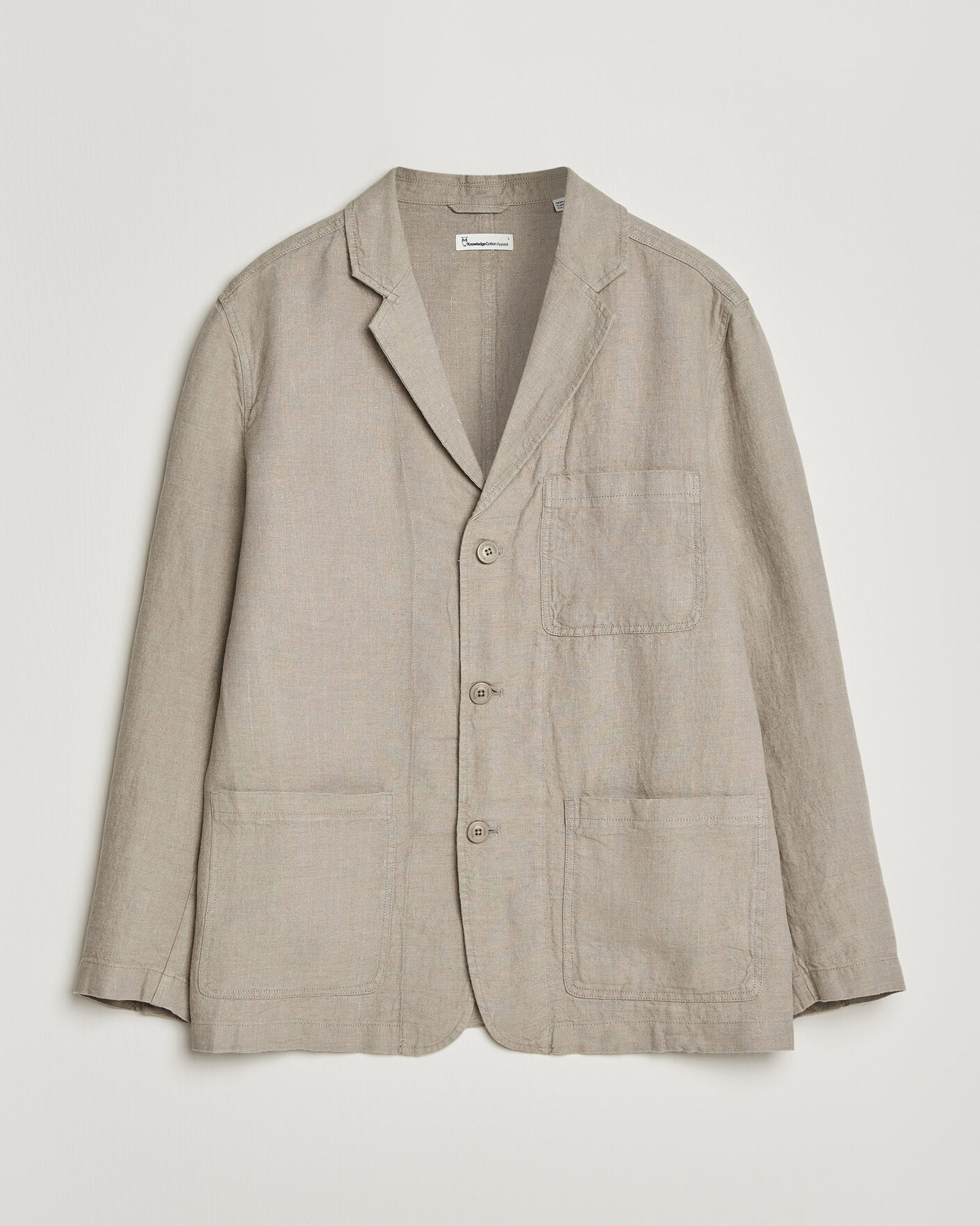 Homme | Blazers | KnowledgeCotton Apparel | Linen Blazer Twill
