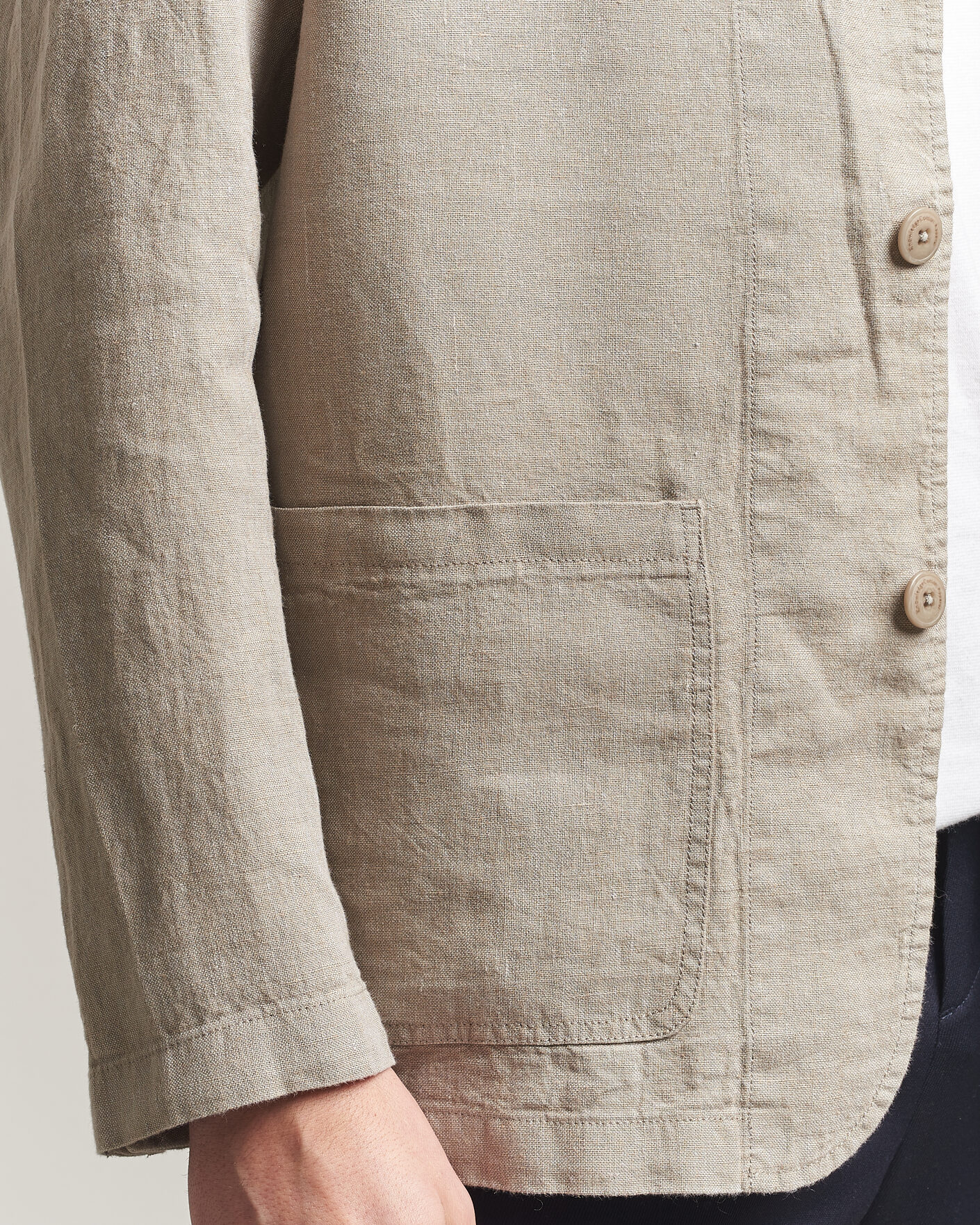 Homme | Blazers | KnowledgeCotton Apparel | Linen Blazer Twill