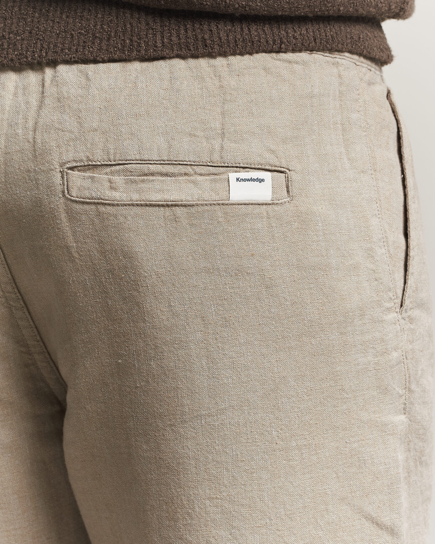 Homme | Pantalons | KnowledgeCotton Apparel | Loose Linen Pants Twill