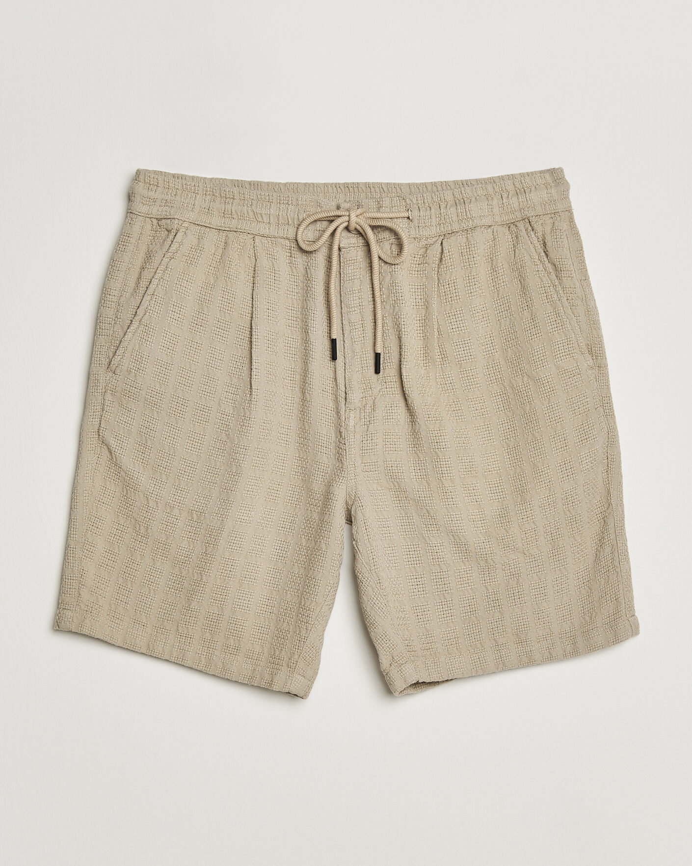 Homme | Shorts | KnowledgeCotton Apparel | Structured Cotton Dobby Shorts Twill