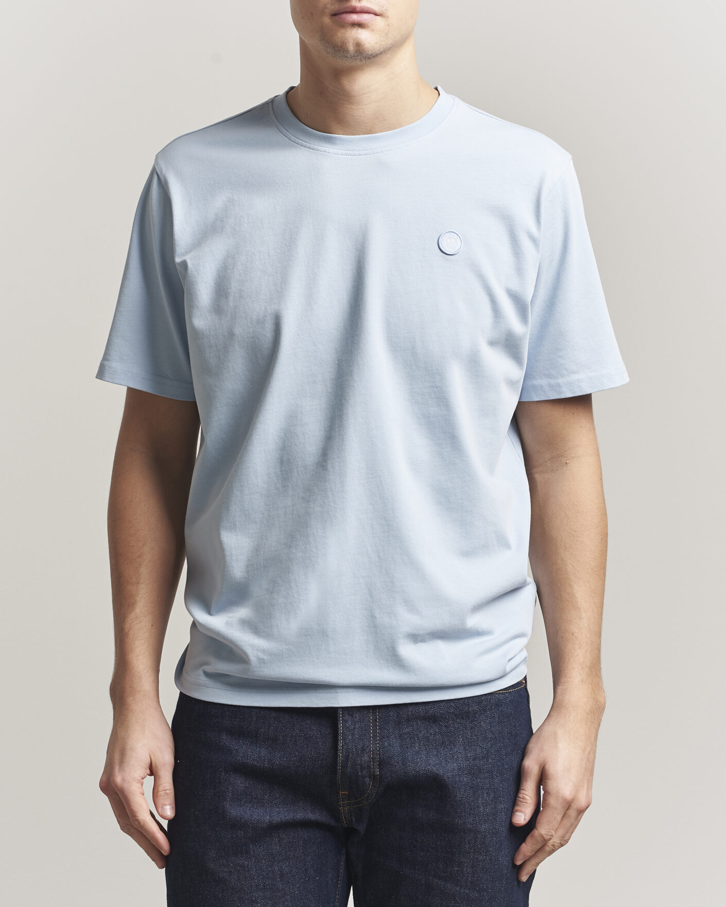 Homme | T-shirts | KnowledgeCotton Apparel | Badge T-Shirt Skyway