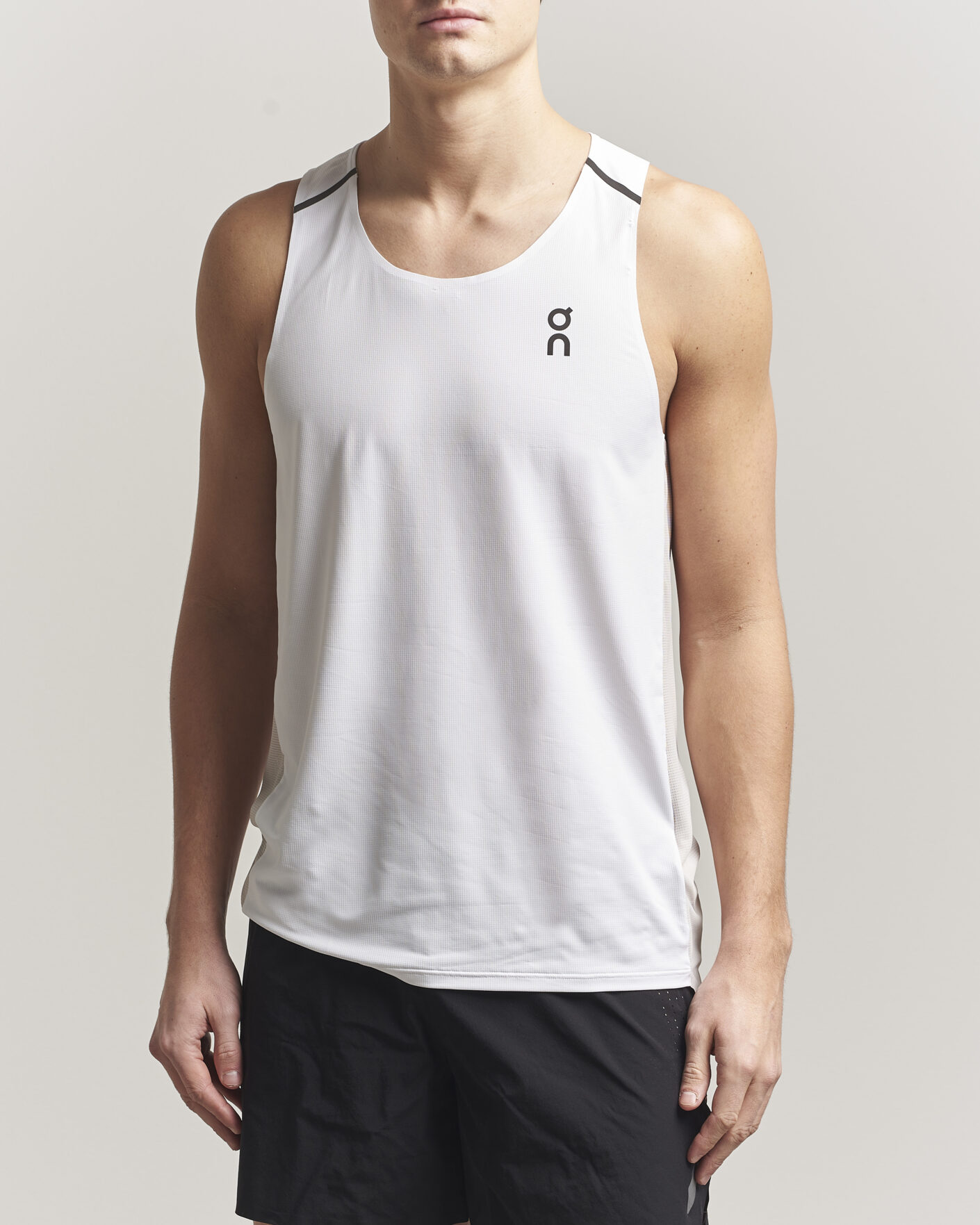 Homme | T-shirts | On | Performance Tank White/Silver