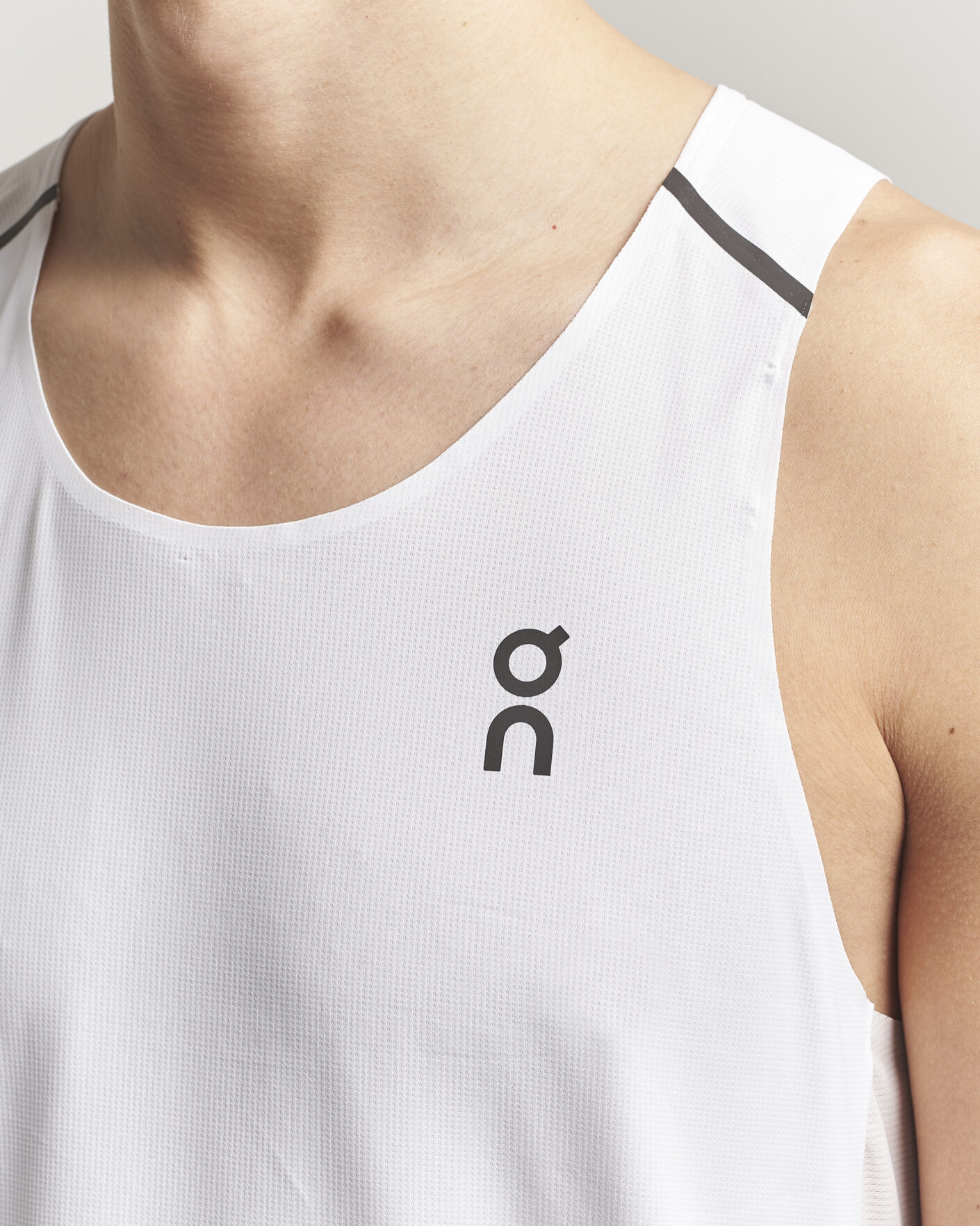 Homme | T-shirts | On | Performance Tank White/Silver