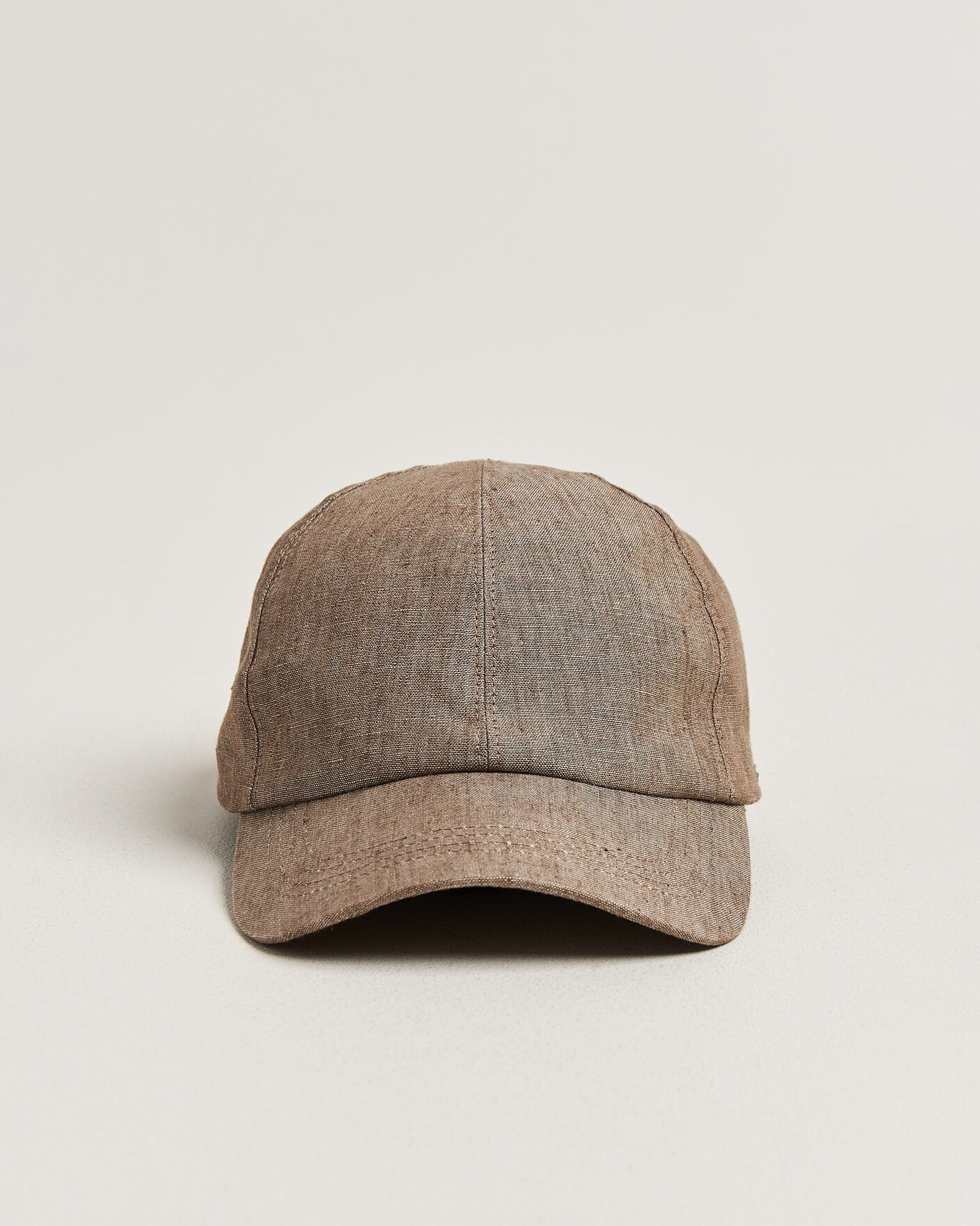 Homme | Bobs Et Casquettes | Wigéns | Baseball Linen Cap Light Brown