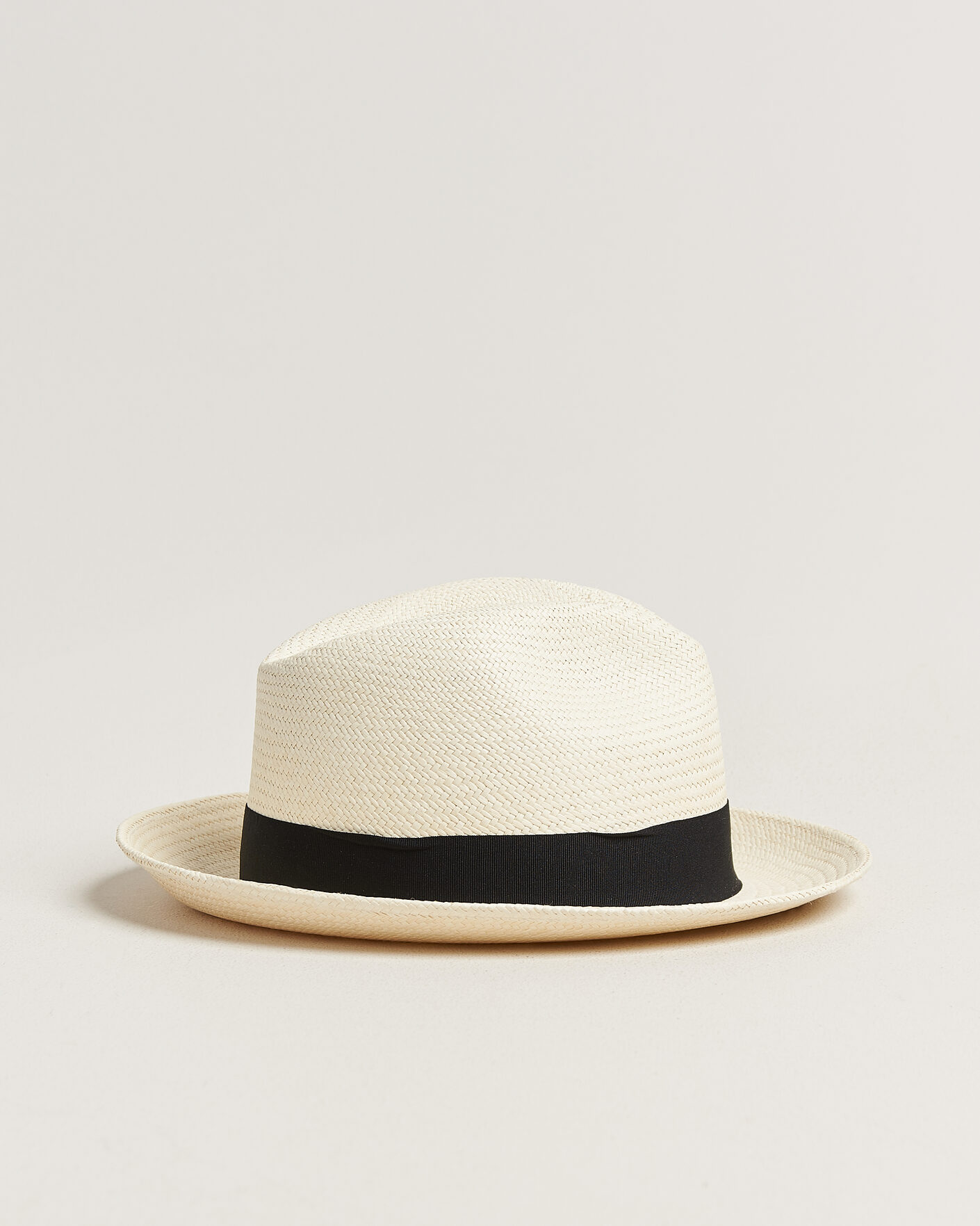 Homme | Bobs Et Casquettes | Wigéns | Trilby Panama Hat White/Black